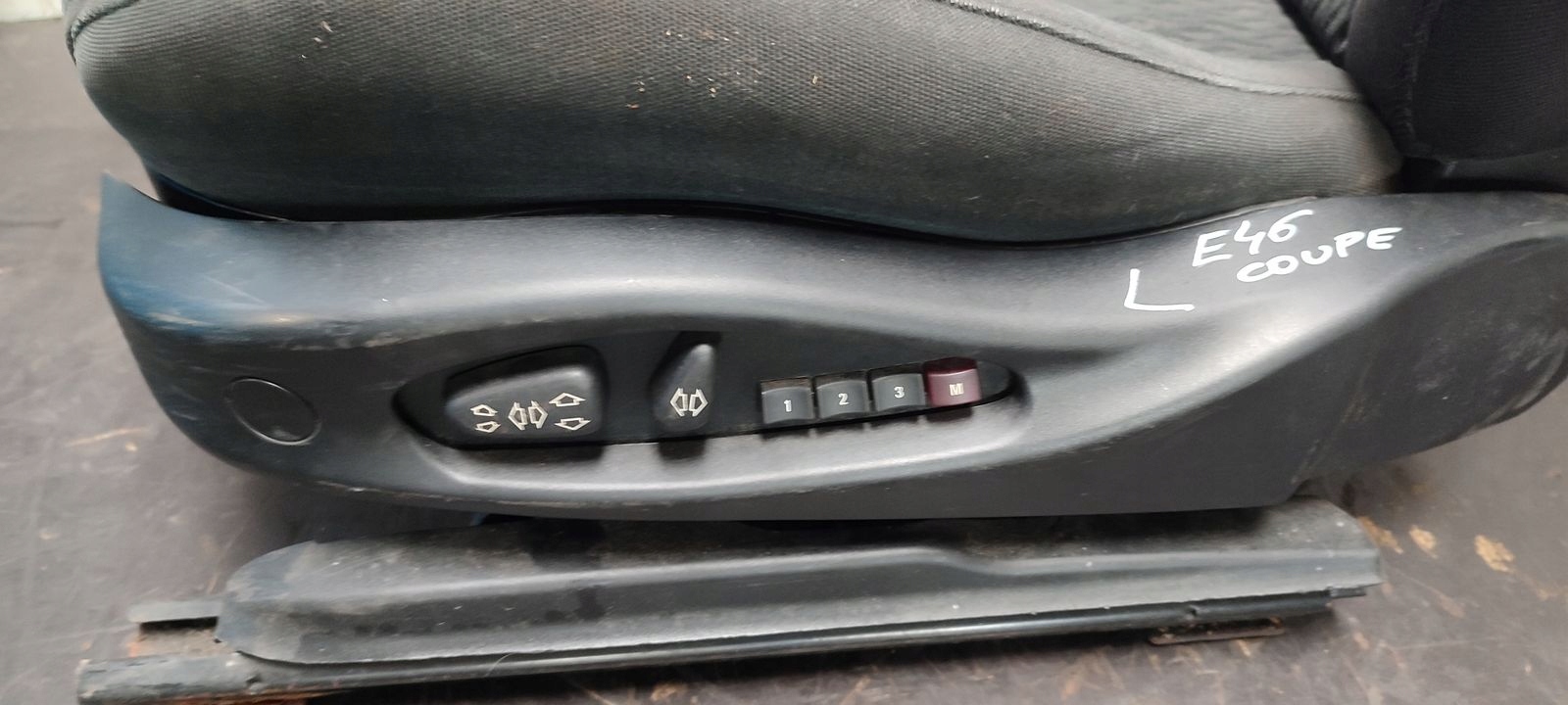 seat front left driver´s BMW E46 Coupe 2,5