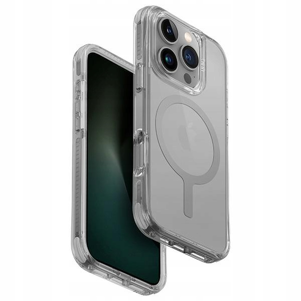 Nabíjecí pouzdro Uniq pouzdro pro iPhone 16 Pro 6,3" Magclick šedé/kamenově šedé