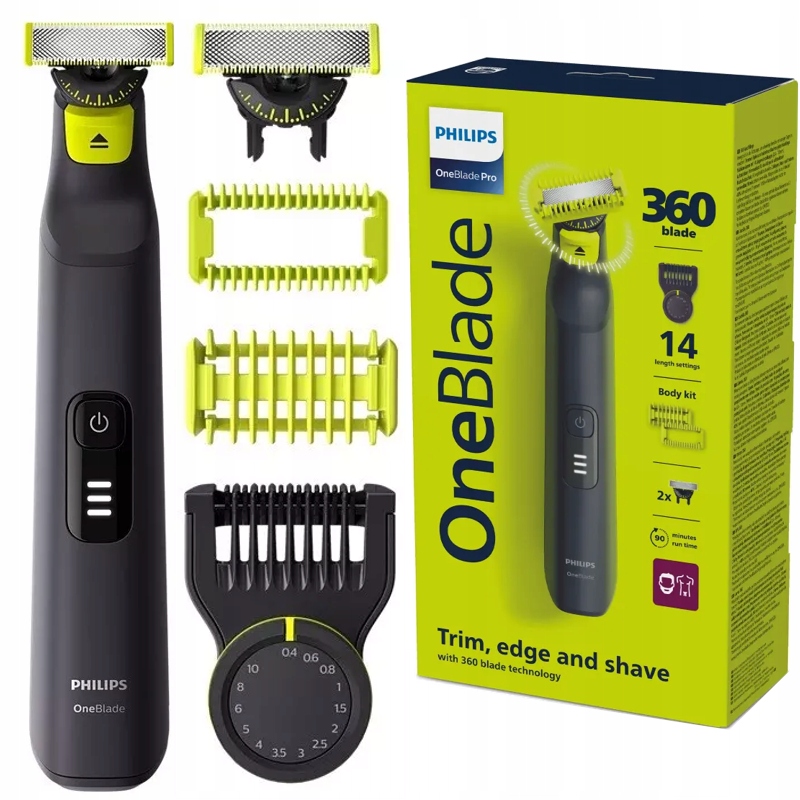 Holicí Strojek Philips OneBlade Pro 360 QP6542/15 pro vousy a tělo