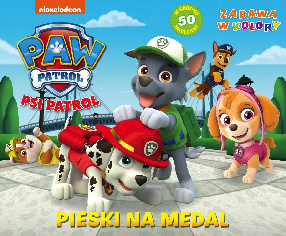 

Psi Patrol Zabawa w Pieski na Medal Naklejk