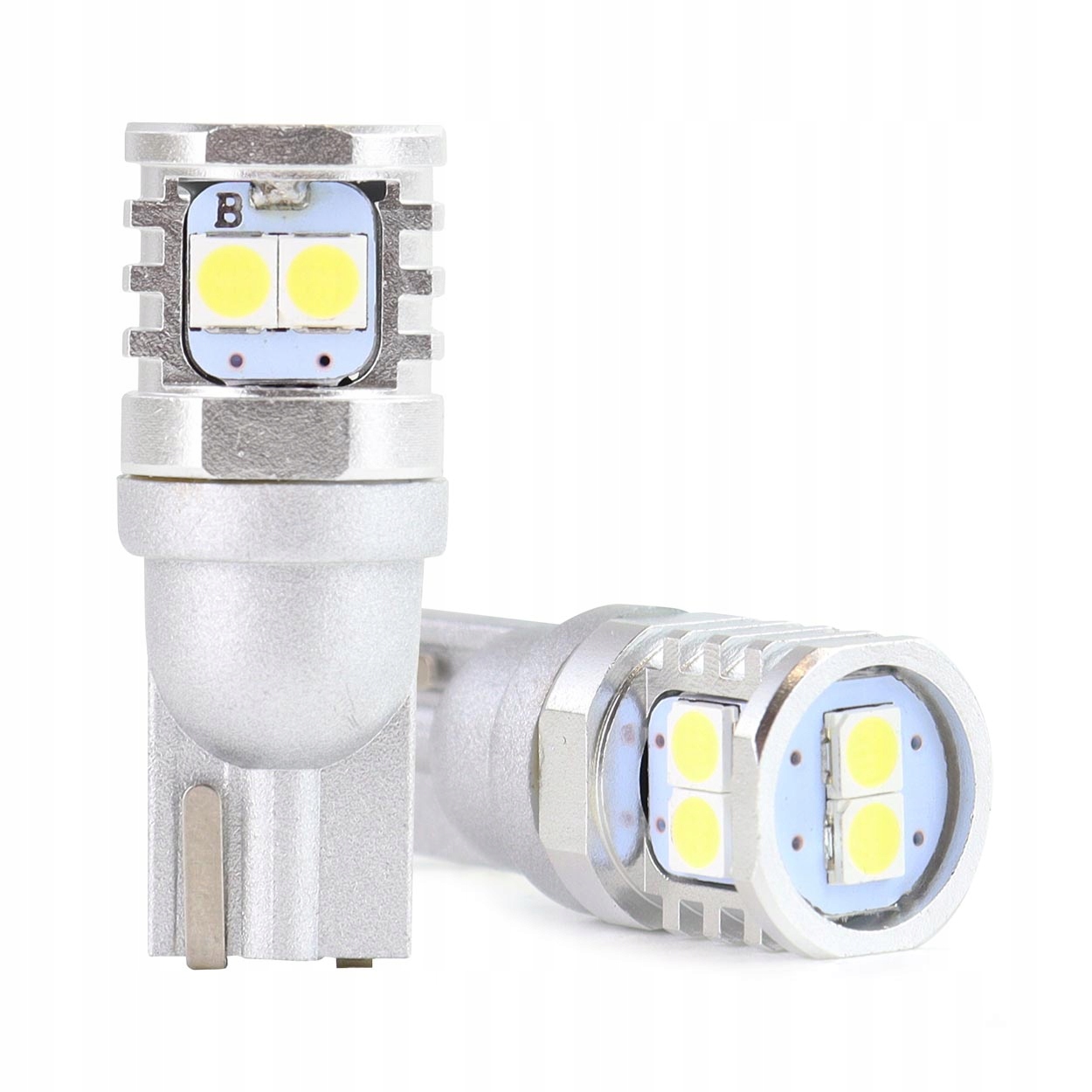 Żarówki Samochodowe Led T10 W5W W10W Canbus 3030 6SMD White 12/24V Amio