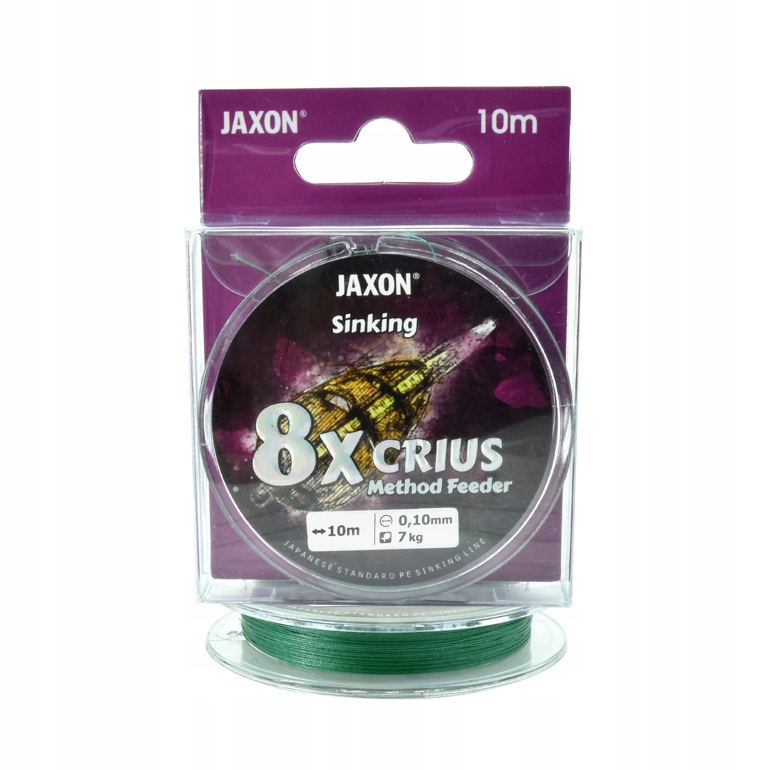 Jaxon plecionka Crius x8 Method Feeder Sinking 0.10mm 10m