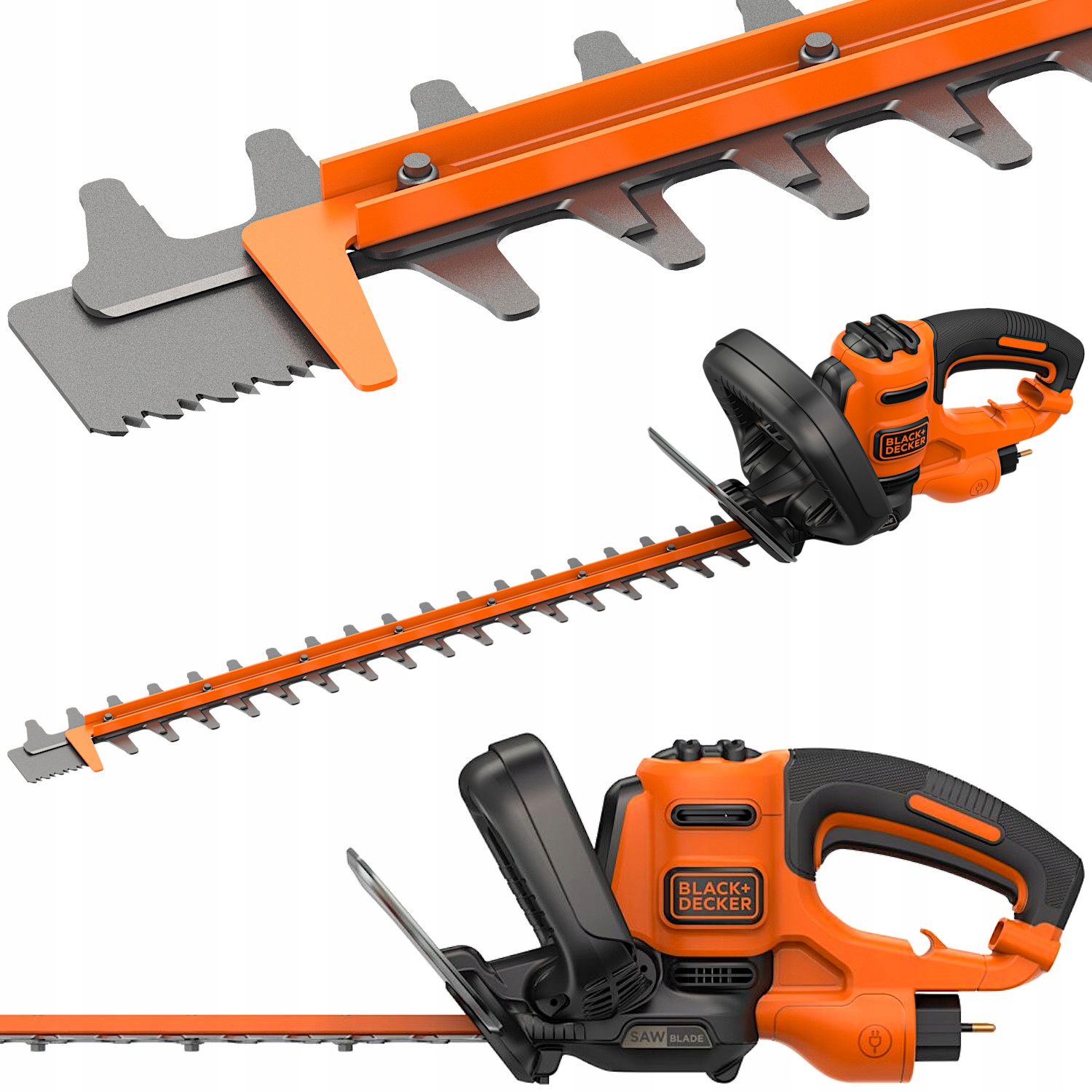 Black Decker Elektryczne Nożyce do żywopłotu 600W 60cm BEHTS501