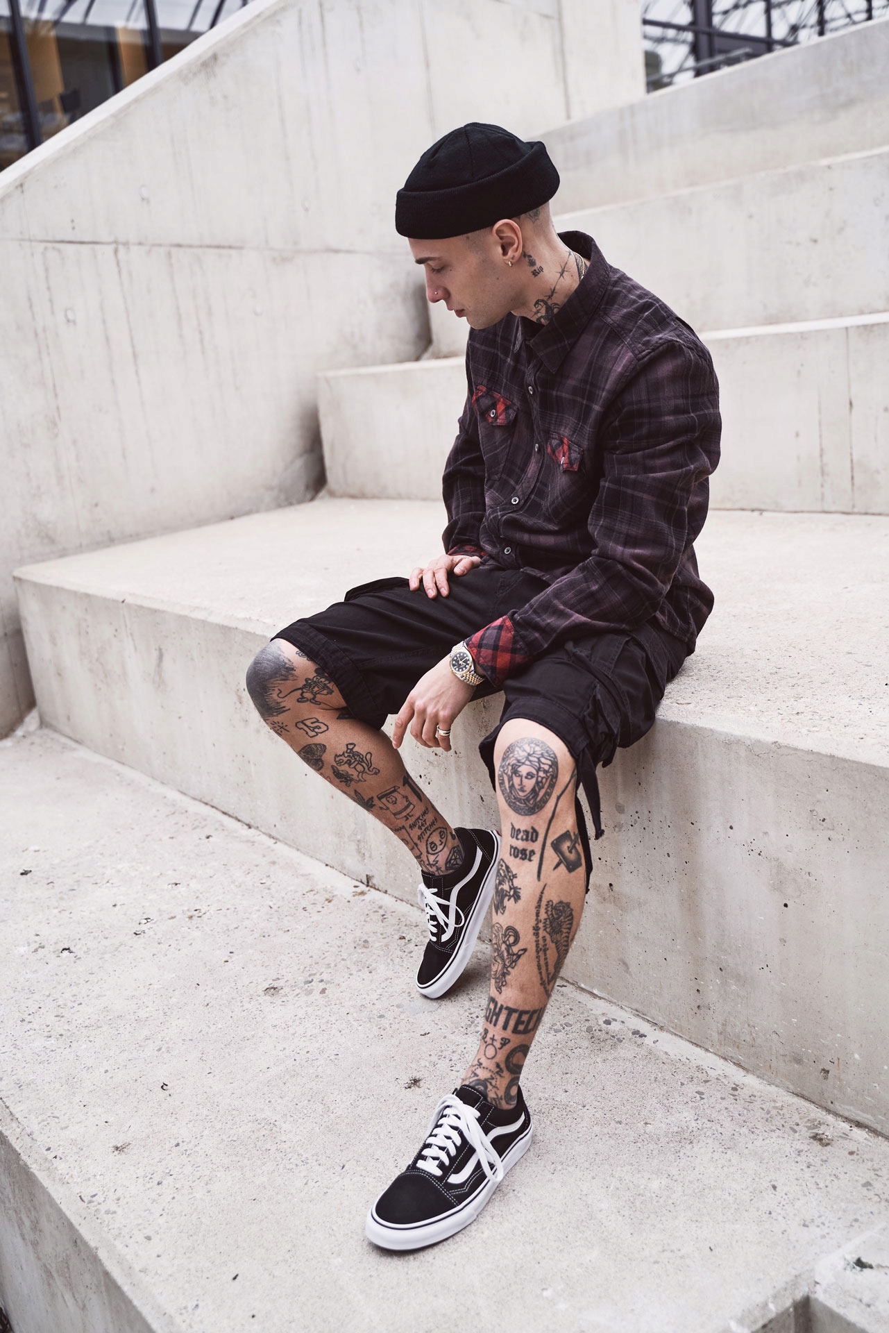 Koszula Brandit Duncan brown/black M Rozmiar M