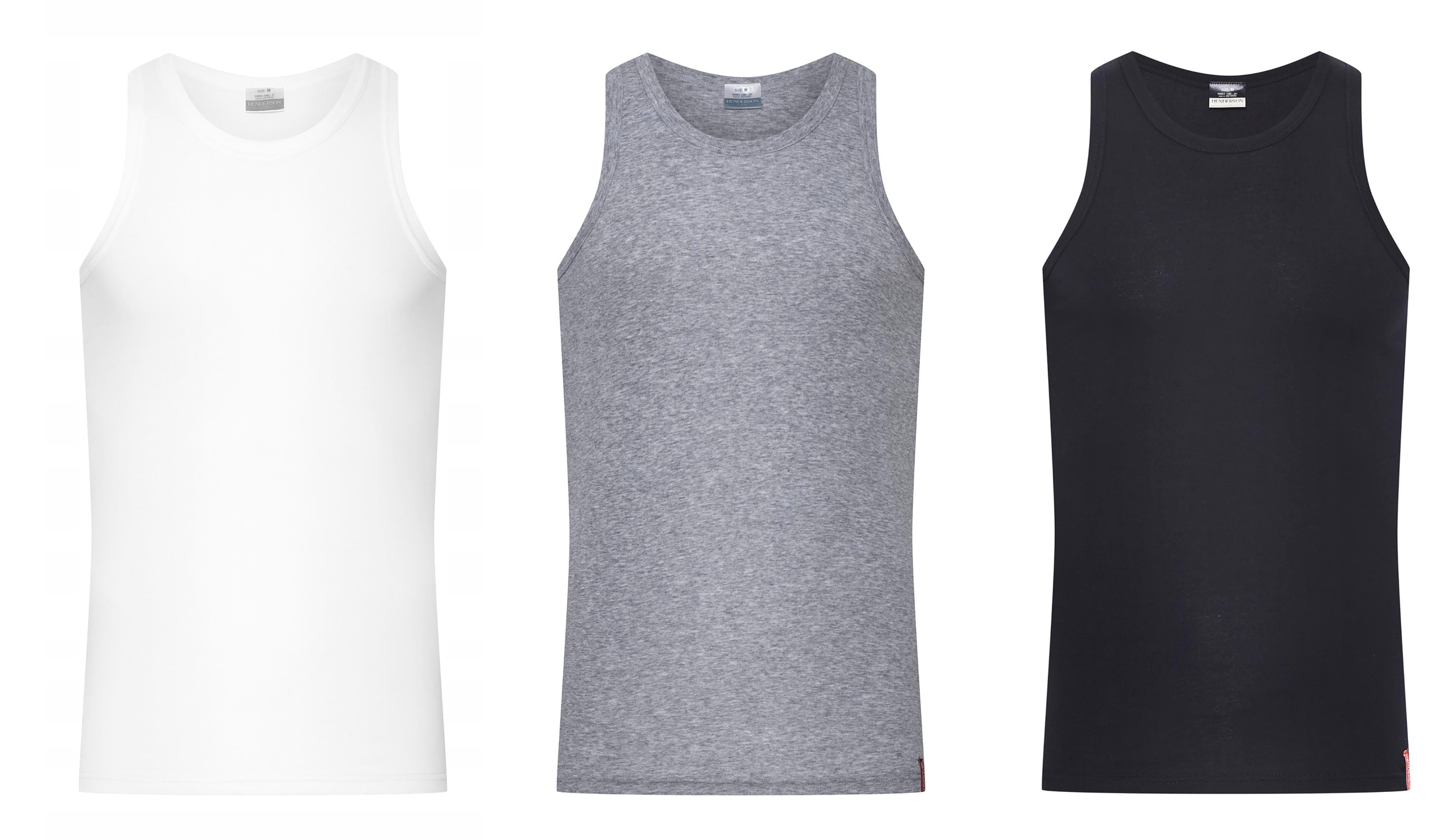 HENDERSON PODKOSZULKA MĘSKA 1480 100% Bawełna r3XL Rękaw na ramiączkach