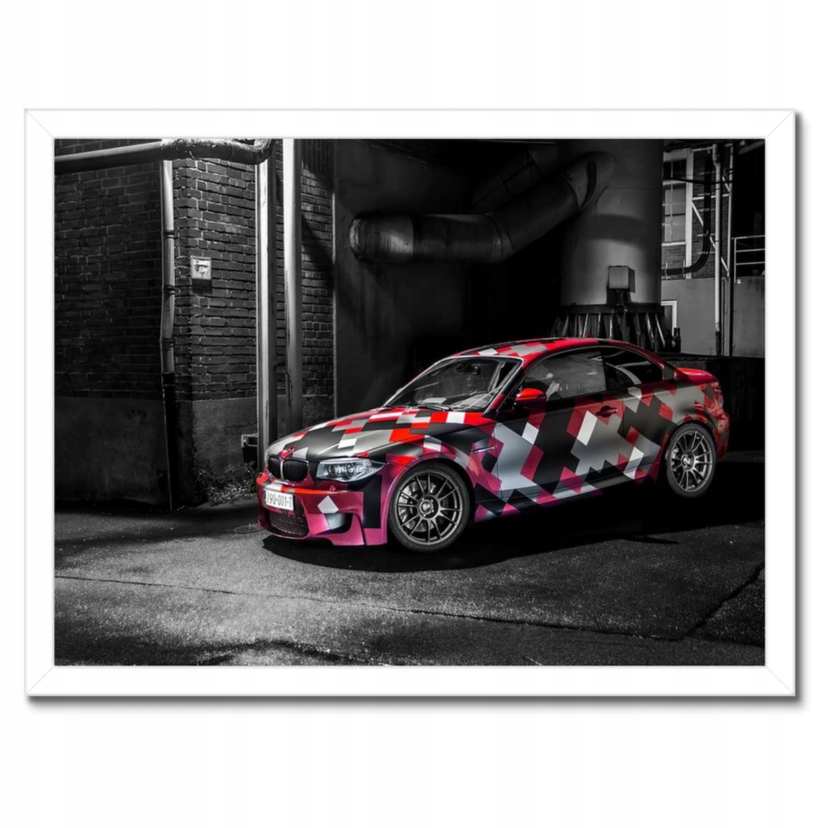 Plakáty v rámu 40x30 Červené Bmw
