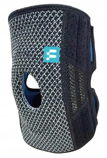 Agptek Sportovní bandáž na kolena gumovou podložkou na suchý zip XL