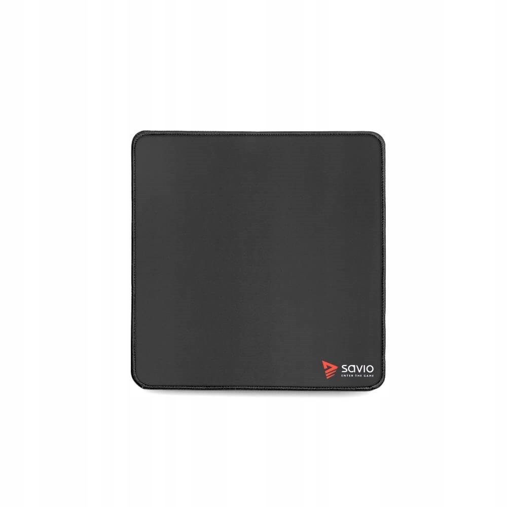 Savio Gaming Mouse Pad 250X250X2MM, Stitched Edges Black Edition Turbo