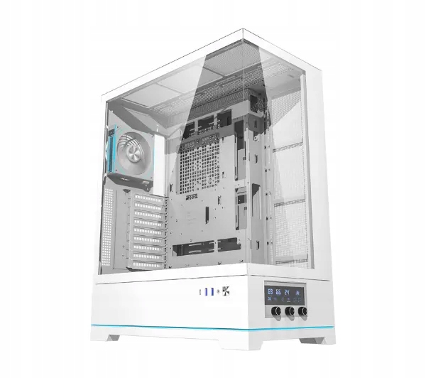 Obudowa do komputera Darkflash DY451L Pro Midi Tower Atx Okno Biała