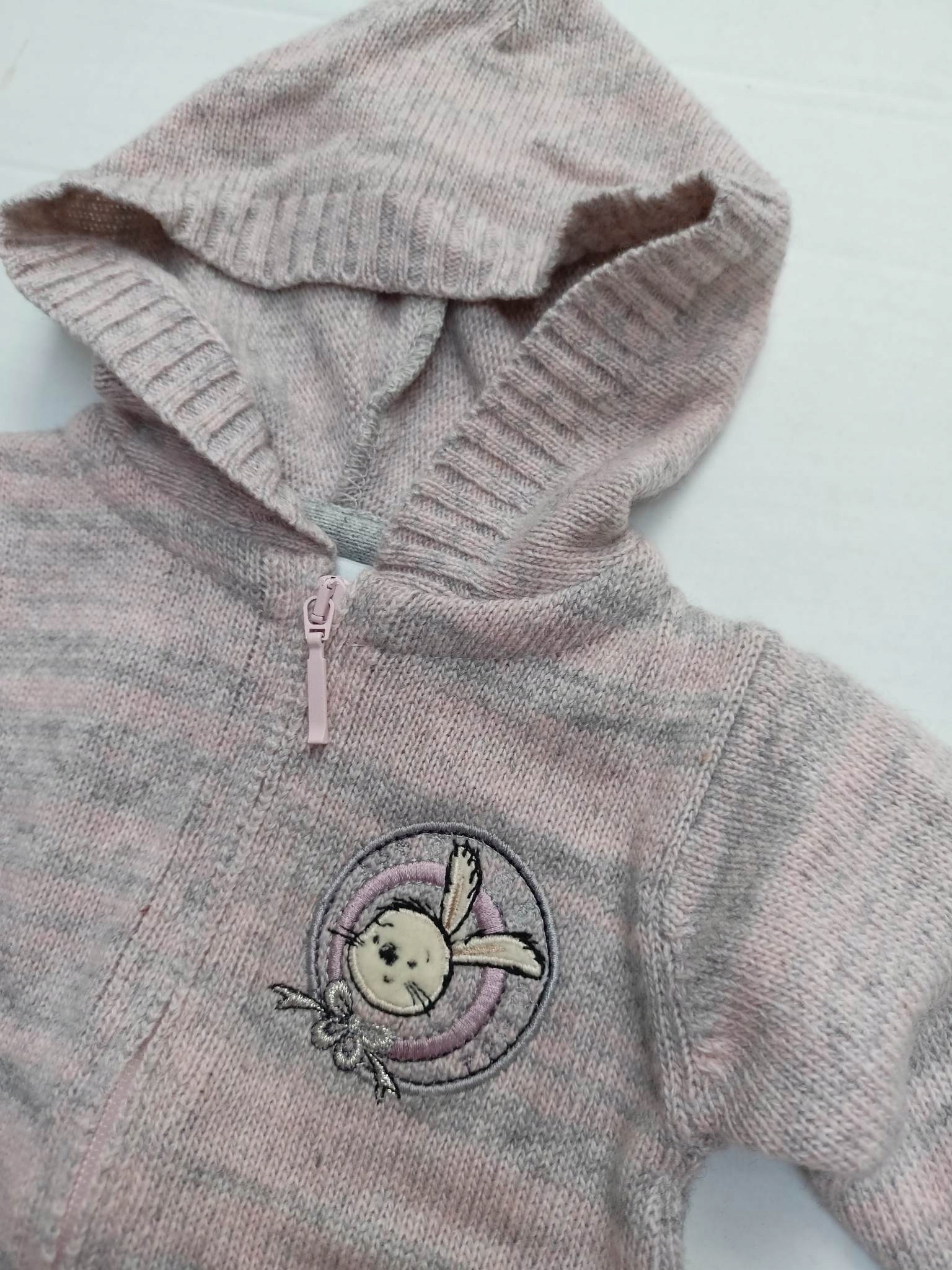 KOMBINEZON DZIEC WEŁNA PILGUNI SZARY-RÓŻ 56-74 Marka Inna marka