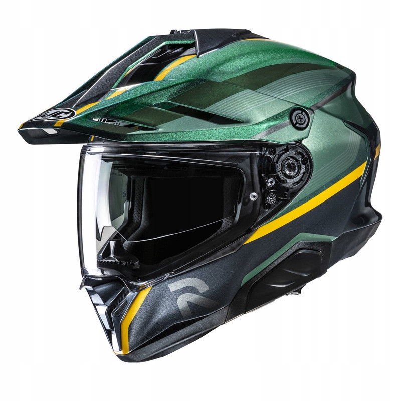 Motocyklová prilba s krytom Hjc RPHA60 Arbre Green Grey S