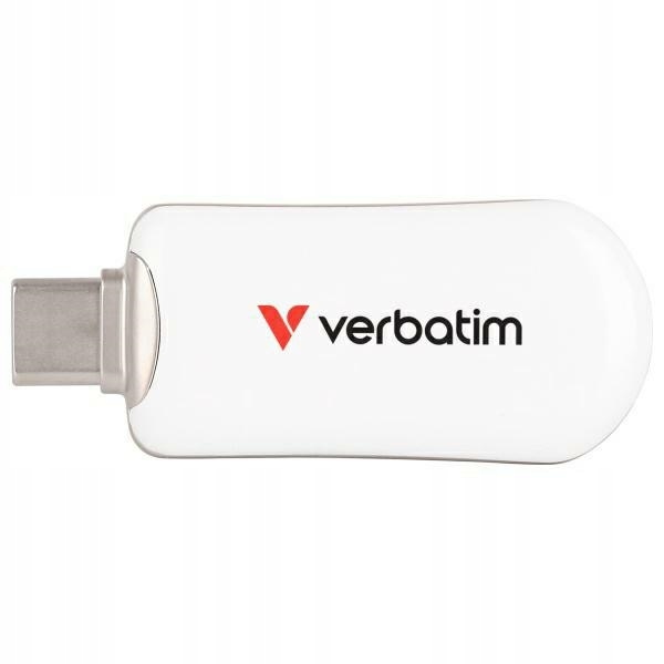 Pendrive Verbatim Plectra 128 Gb bílá
