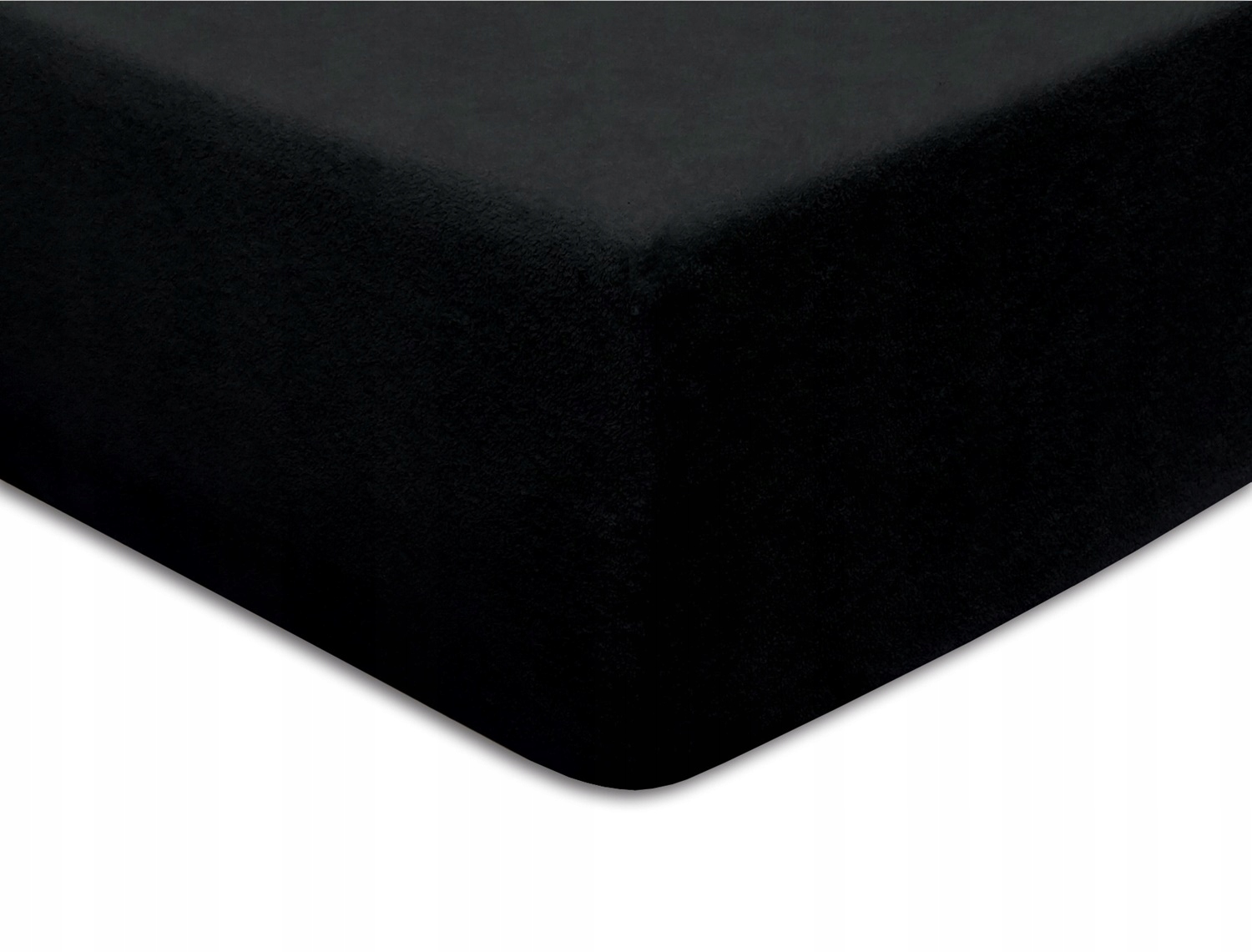

Prześcieradło frotte z gumką 160x200 Czarny