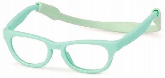 

Turkusowe Okularki dla lalki 38cm okulary Miniland