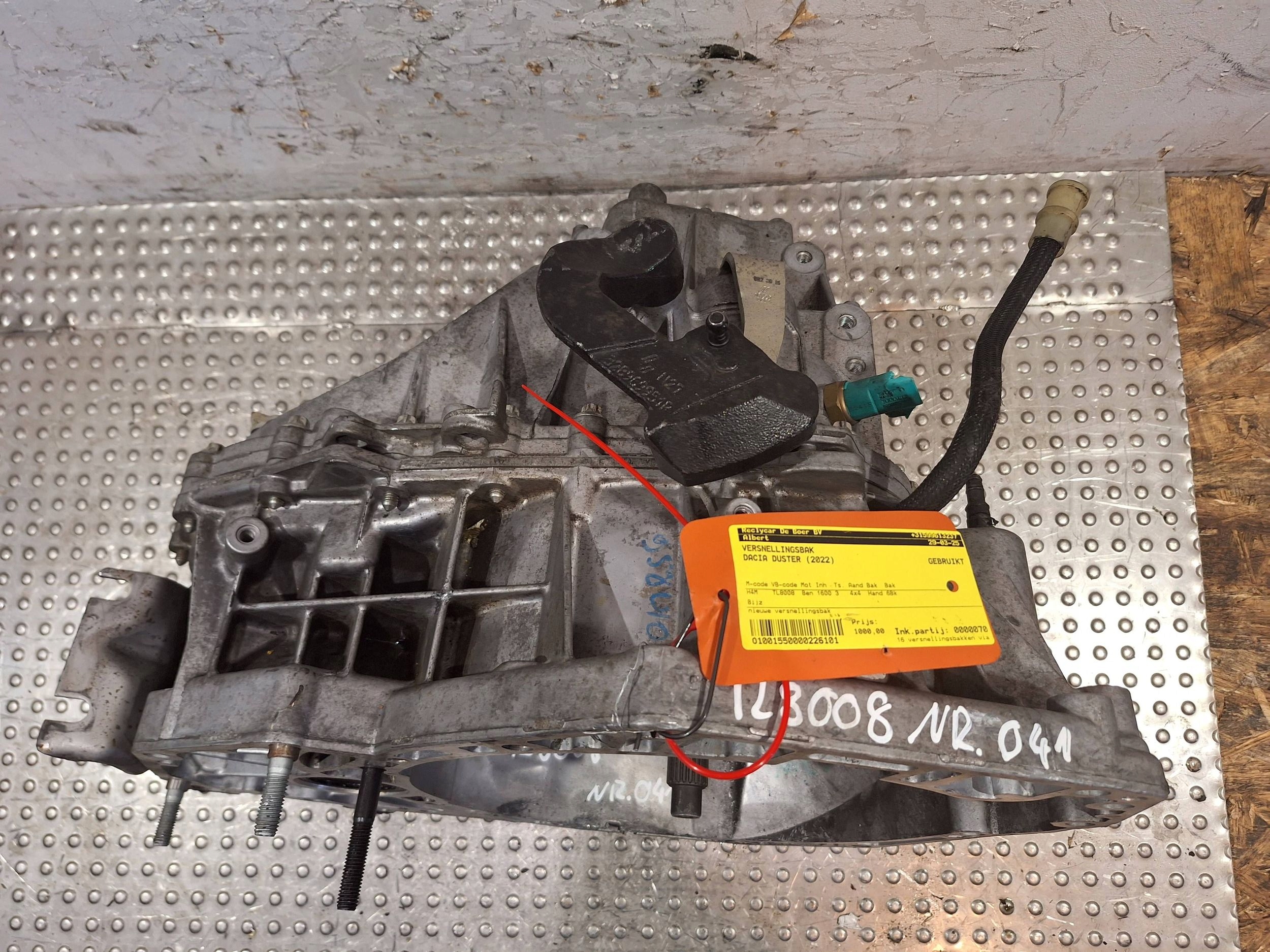 Getriebe TL8008 DACIA DUSTER II 1.6 SCE 4X4 17
