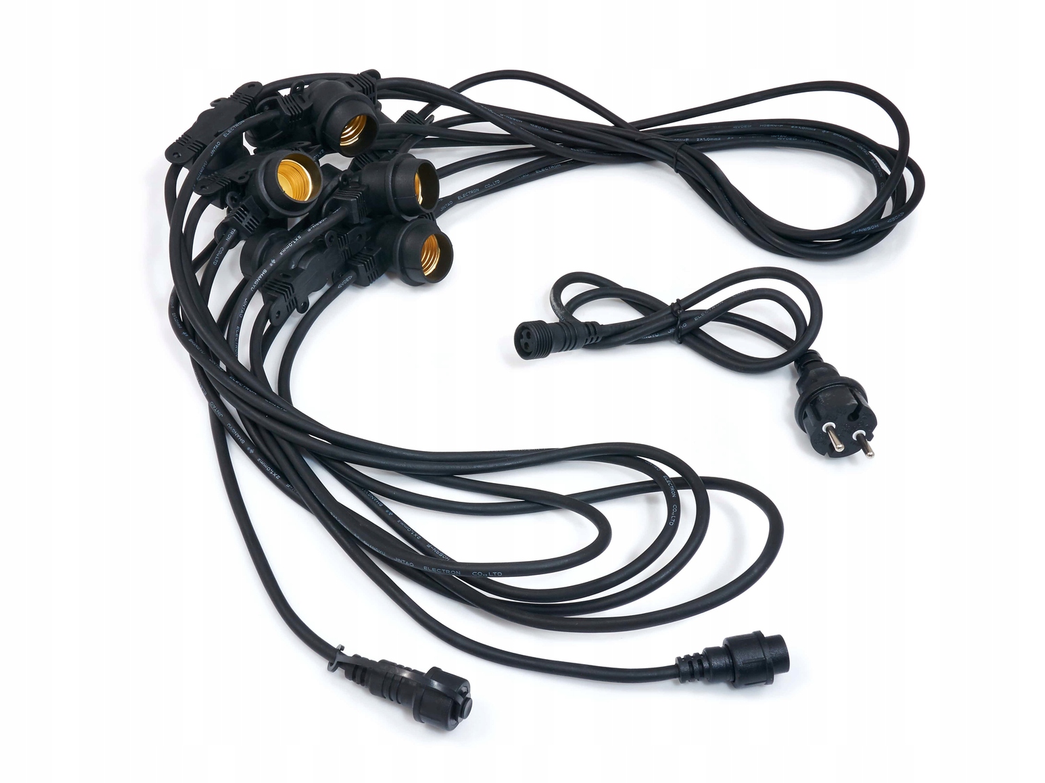 GIRLANDA OGRODOWA ŚWIETLNA LAMPA LED 10M 10XE27