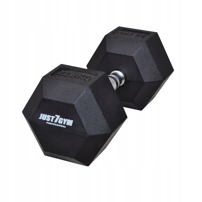 HANTLA HEX 22,5KG HEXAGONALNA GUMOWANA JUST7GYM