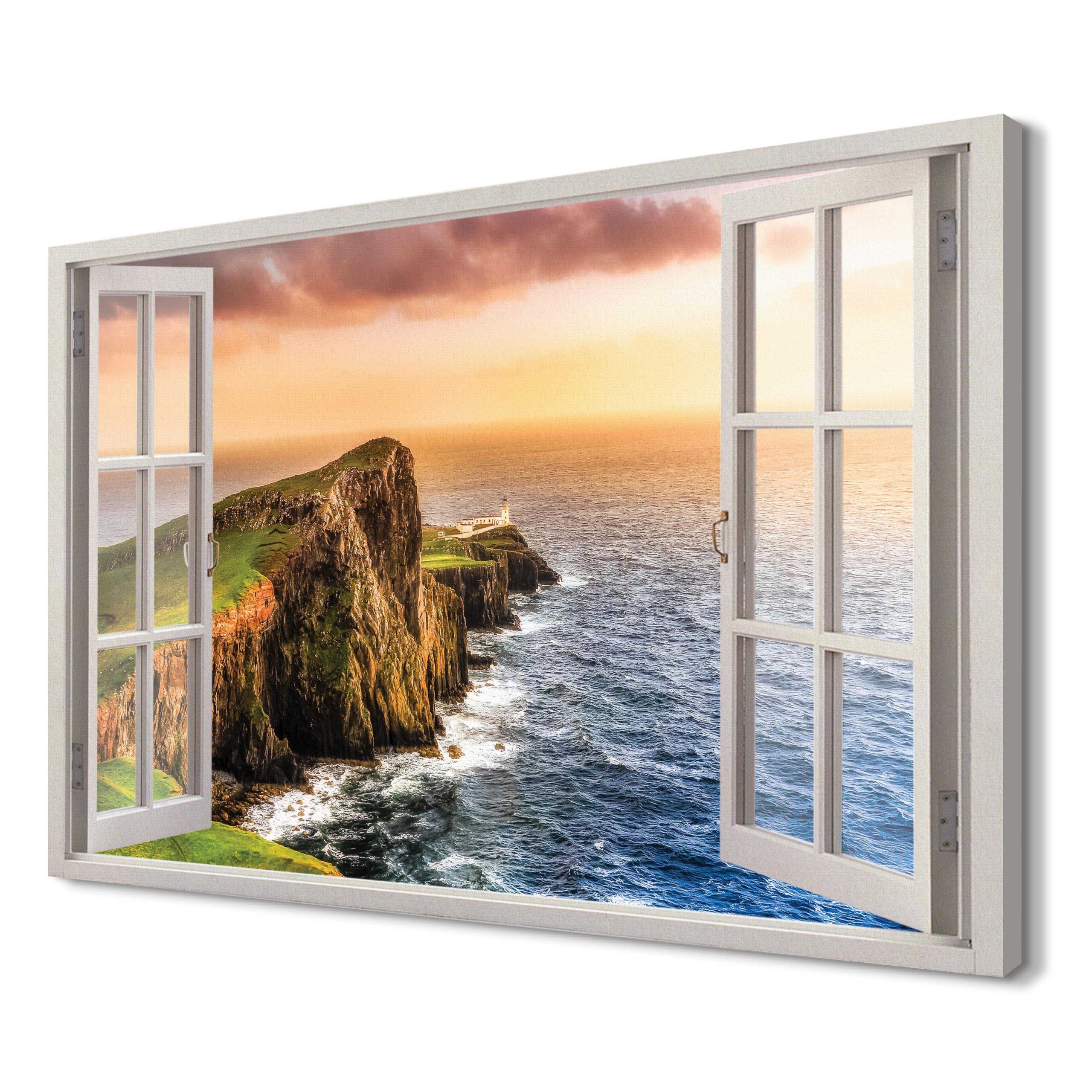 

Ocean Szkocja Druk na płótnie 3d 120x80 do wnętrz