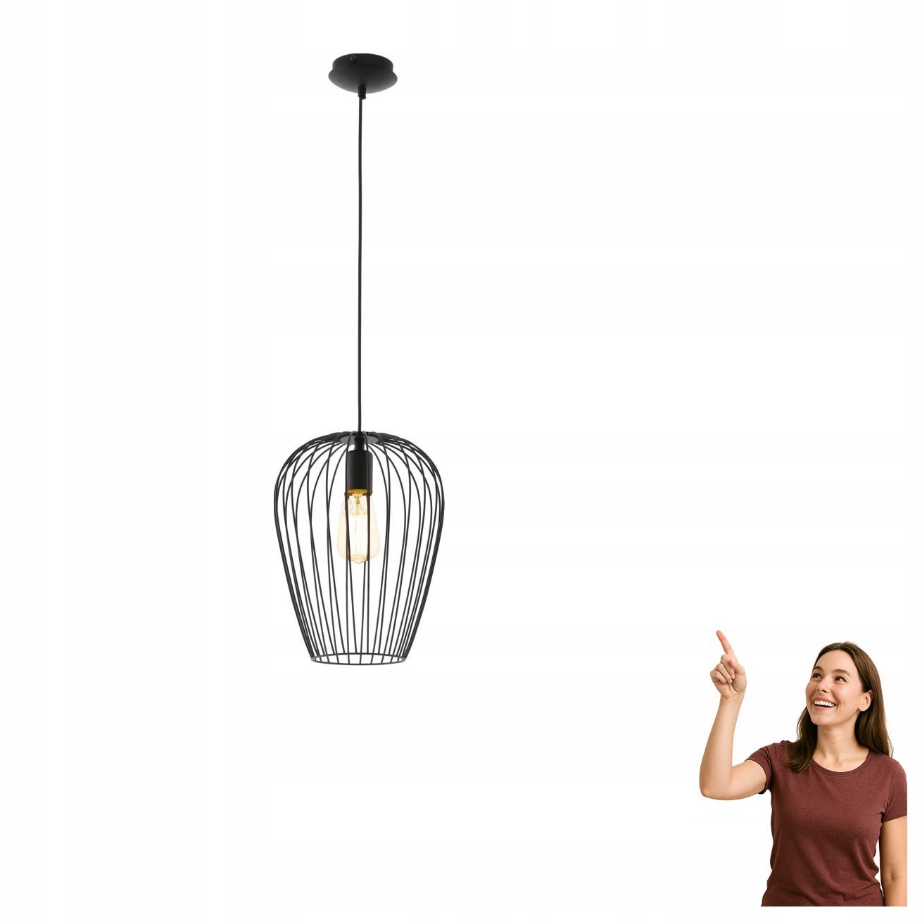 Závesná lampa Newtown 49472 Eglo