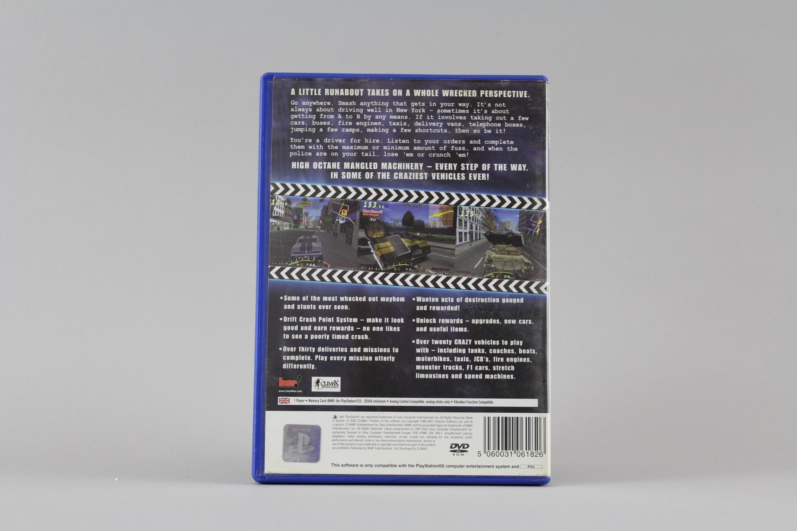 RUNABOUT 3 NEO AGE PS2 Tematyka wyścigi