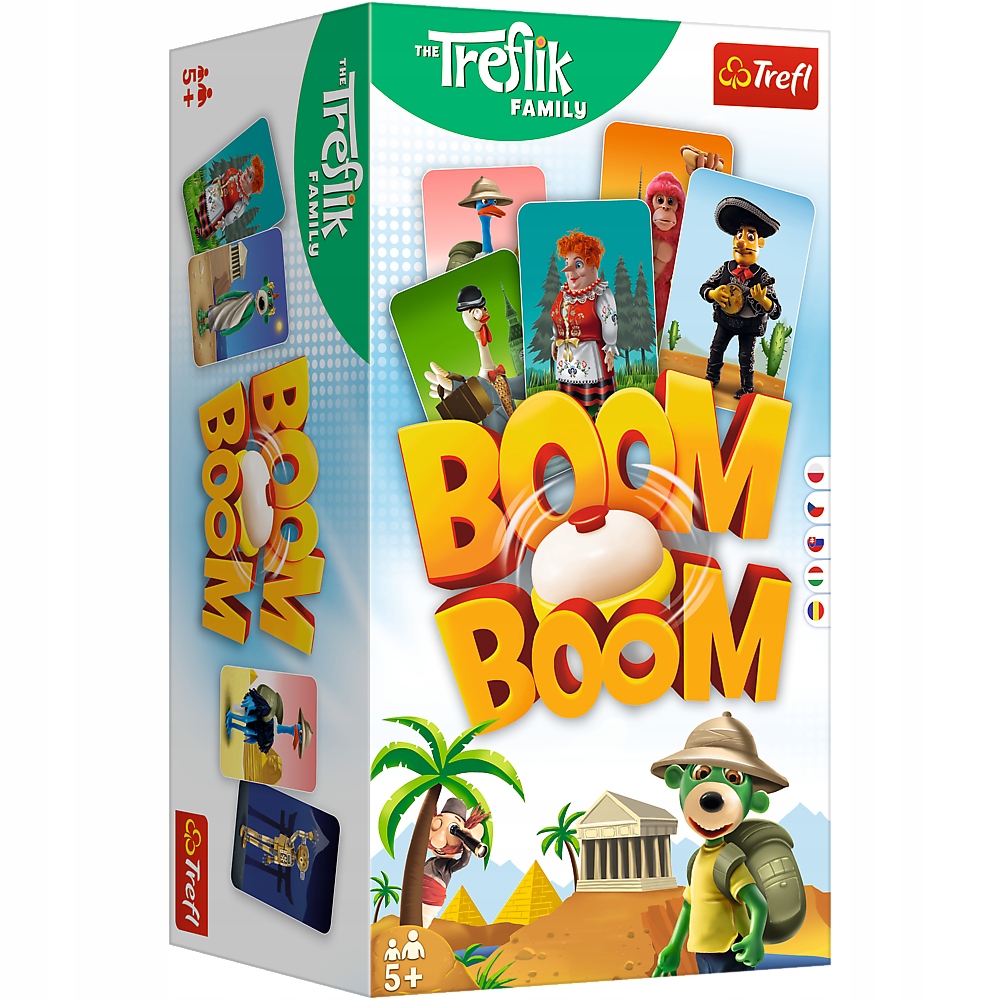 

Trefl Gra planszowa Boom Boom Trefliki 02122 6+