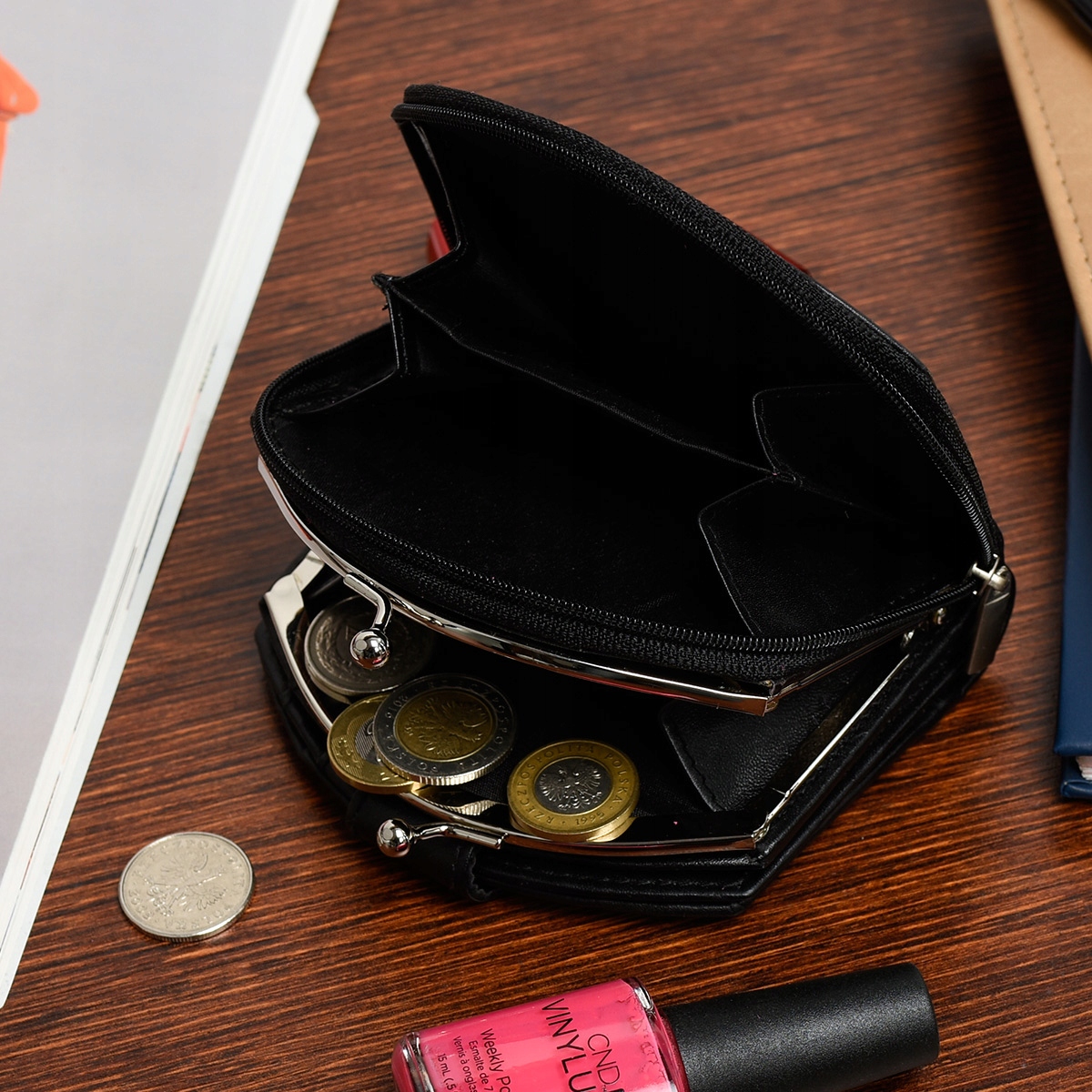 Portfel damski portmonetka skórzany RFiD BELTIMORE Marka Beltimore