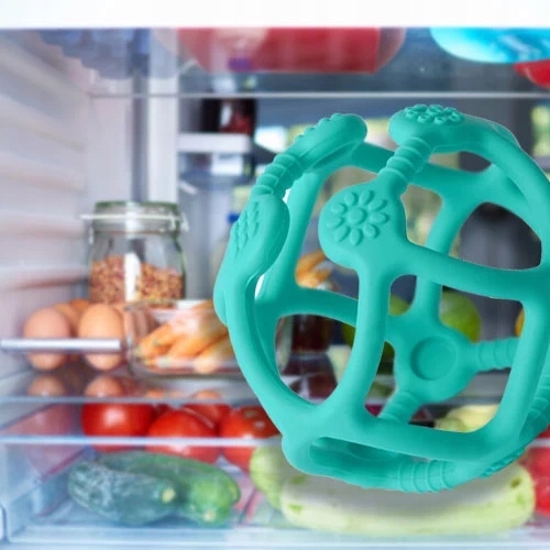 Gryzak turkusowy ORTHO 489/05 BabyOno Informacje dodatkowe nie zawiera BPA