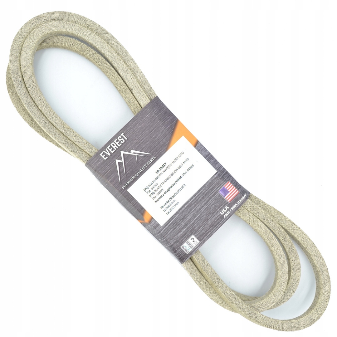 Klínový Pás Pohonu pro Traktor Mtd 754-04069 Li 2607 mm La 2667 mm