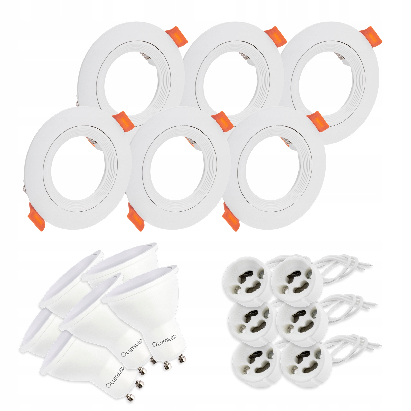 

6x Oprawa Halogenowa Podtynkowa Ruchoma Led GU10