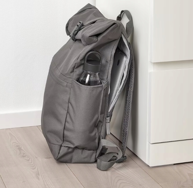 IKEA STARTTID - plecak szary 27x11x56 cm/18 l Marka IKEA