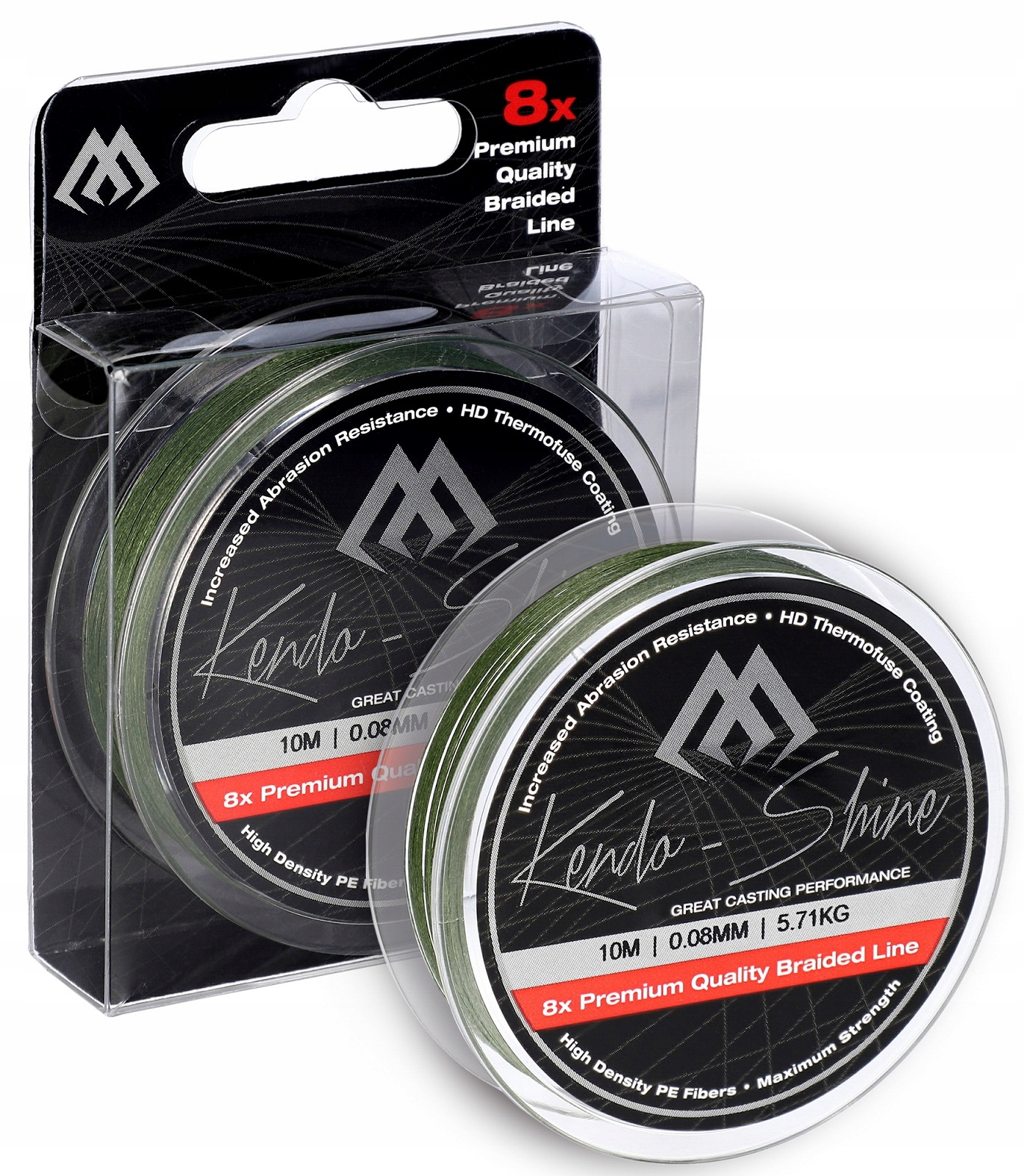 M-n Plecionka Kendo Shine (green) 0.18mm17.81kg1