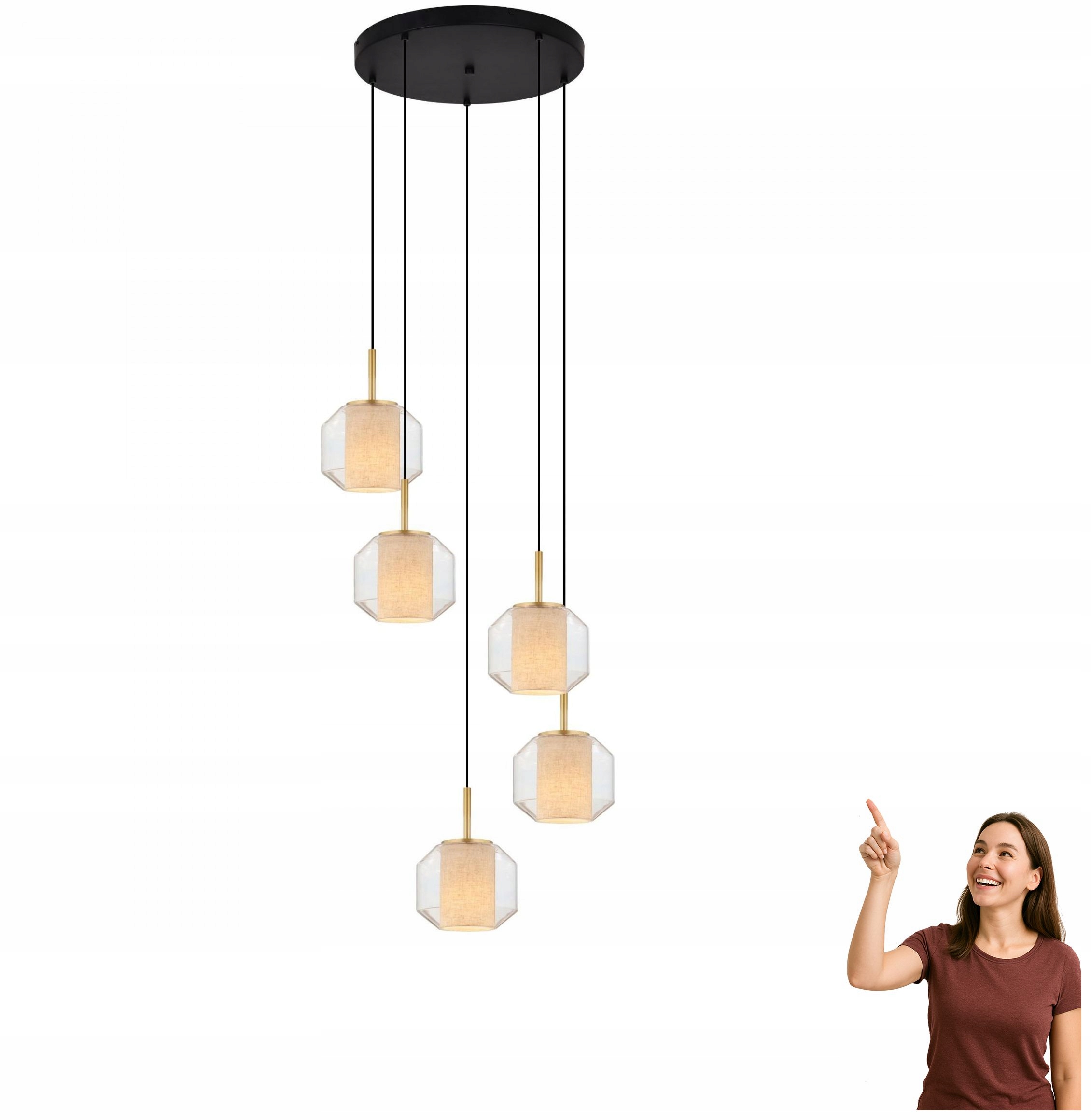 Závěsná lampa Solix DU32201A/5L Zuma Line