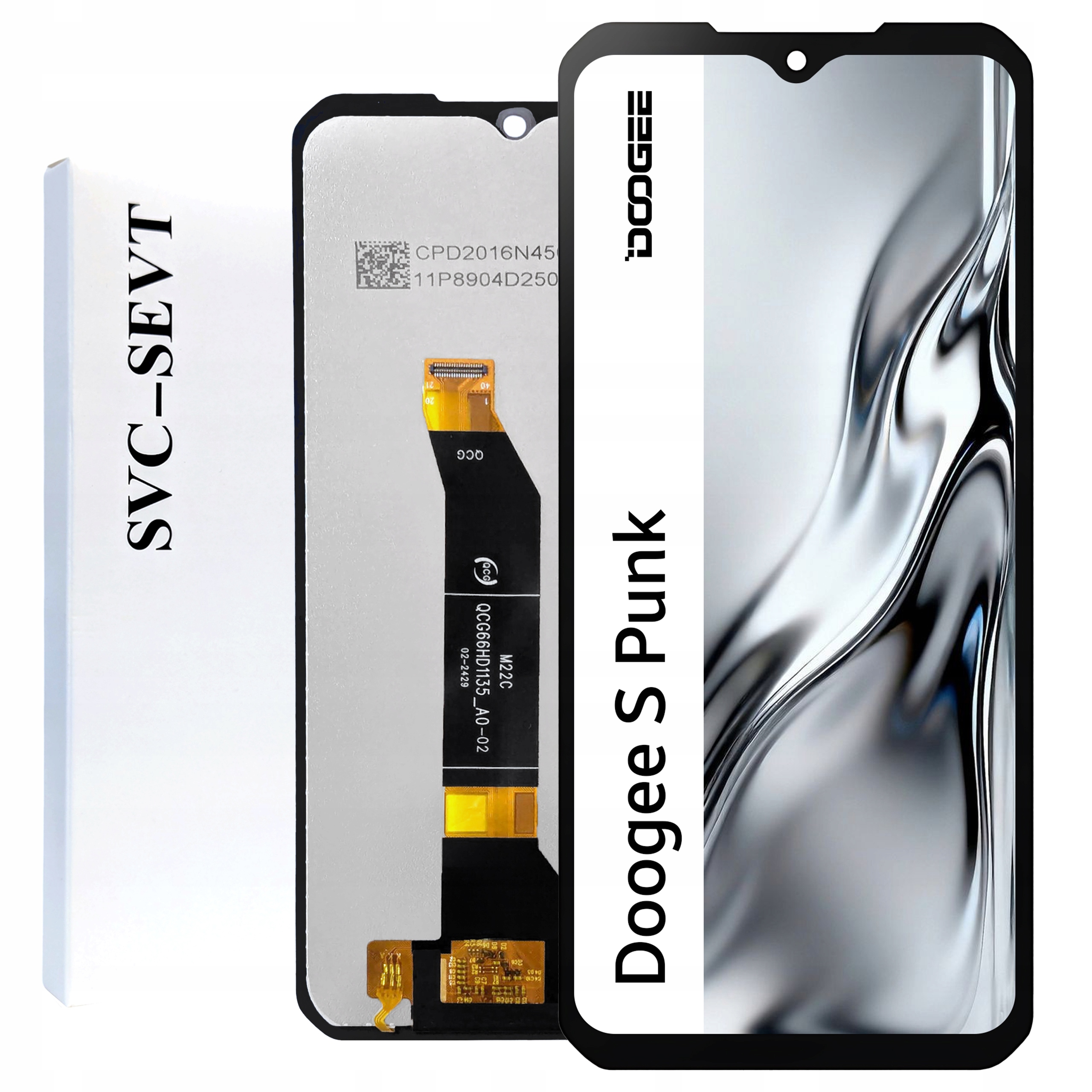 Displej pro Doogee S Punk Service Pack LCD Matrix Originál Zila