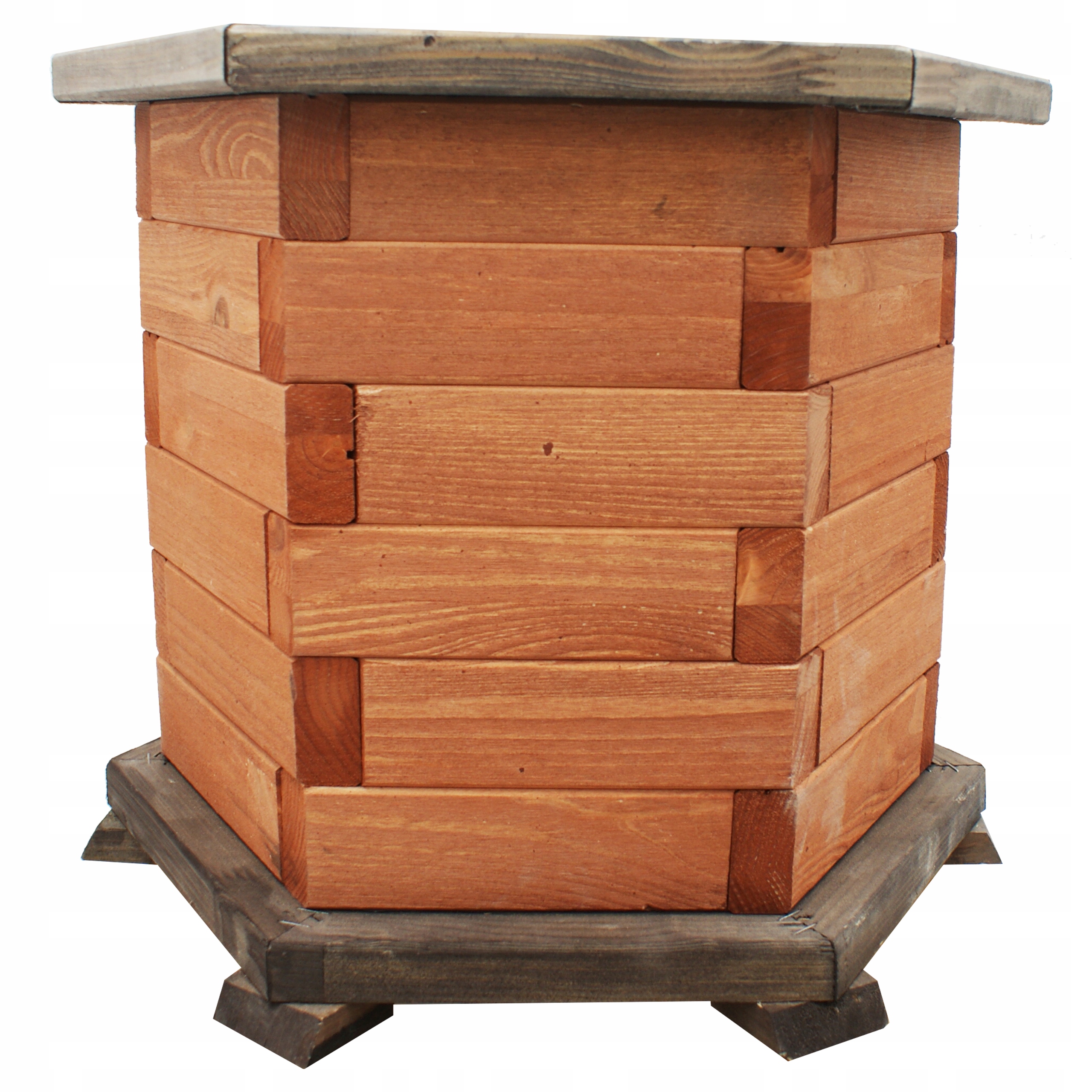 

Donice na kwiaty ogrodowe Drewno 30cm D1 Producent