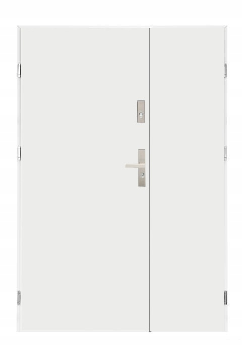 DRZWI ZEWNĘTRZNE DWUSKRZYDŁOWE PEŁNE LAK DUO GR.55