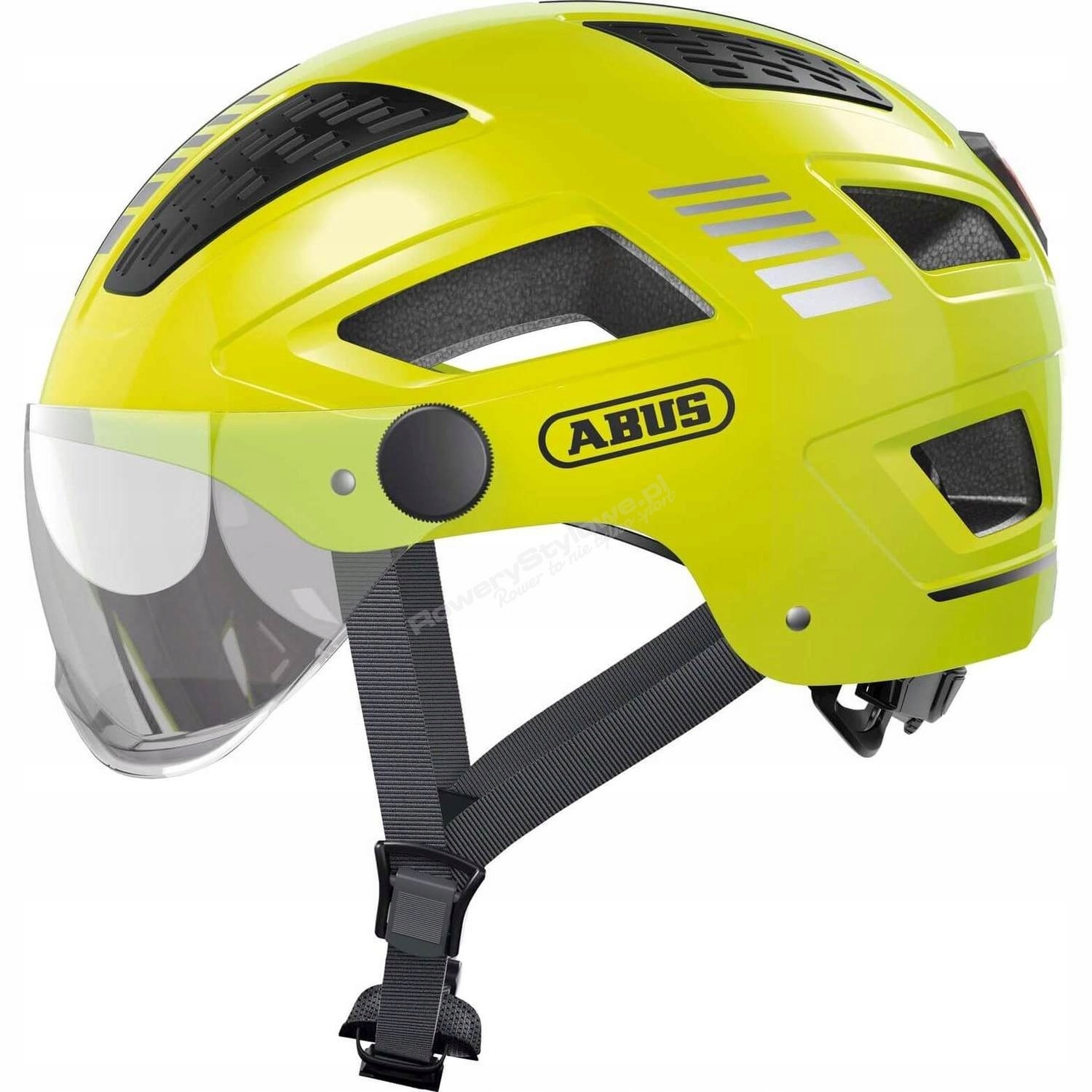 Cyklistická helma Abus Hyban 2.0 Ace Signal Yellow M 52-58cm