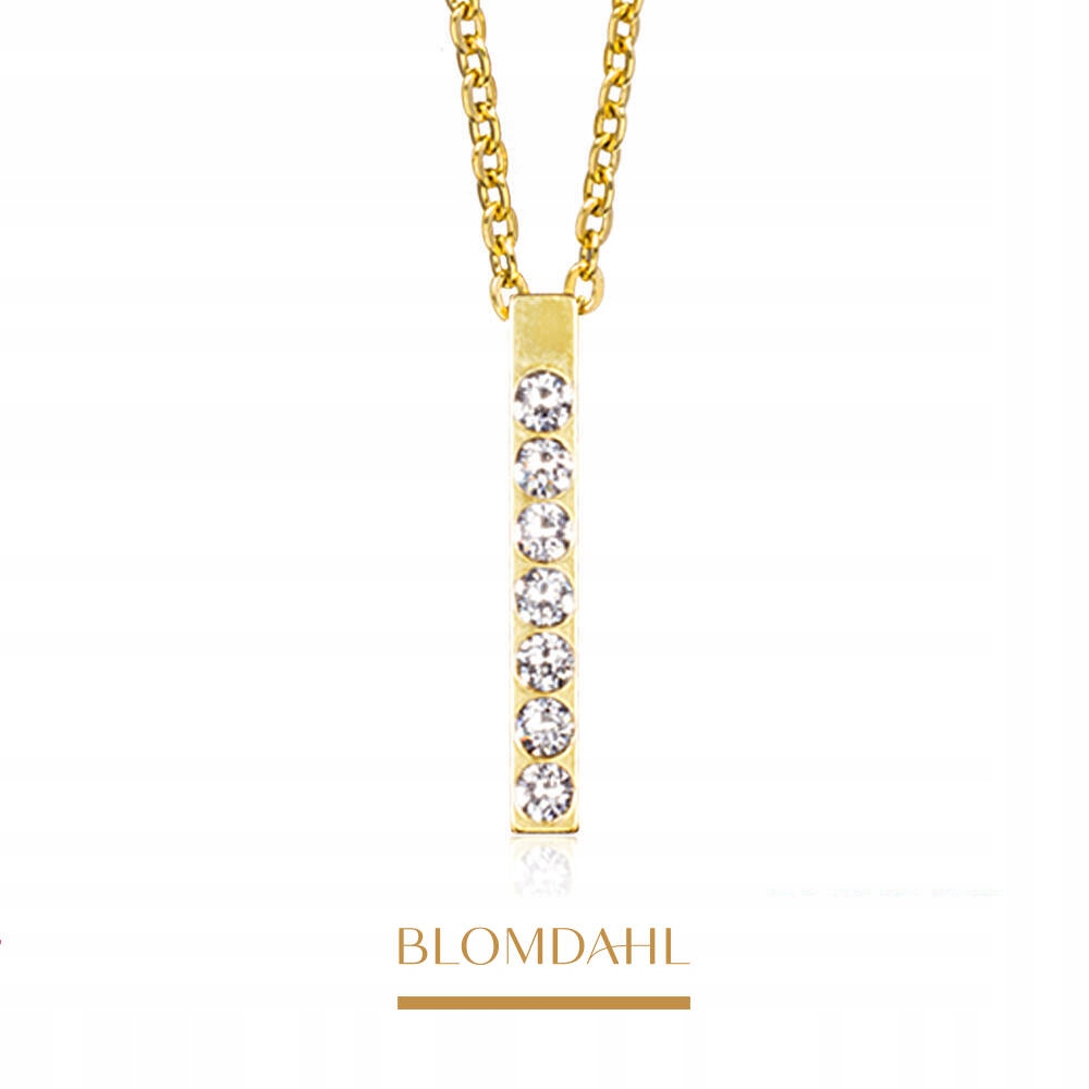 Blomdahl Hypoalergenní Náhrdelník G Brilliance Straight, Crystal, 20 mm