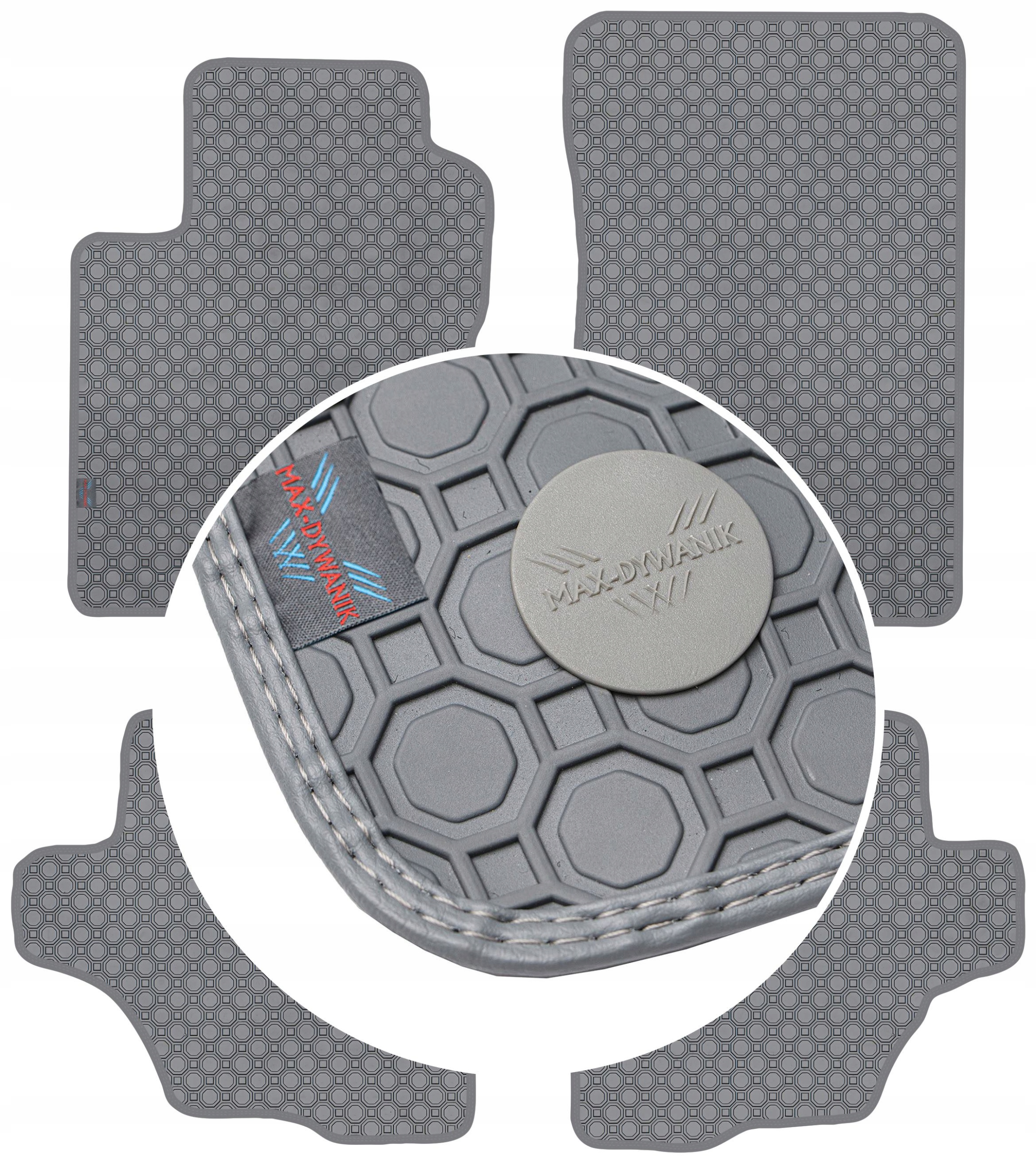 Suzuki Grand Vitara 3D 99-05 Koberce Popielate