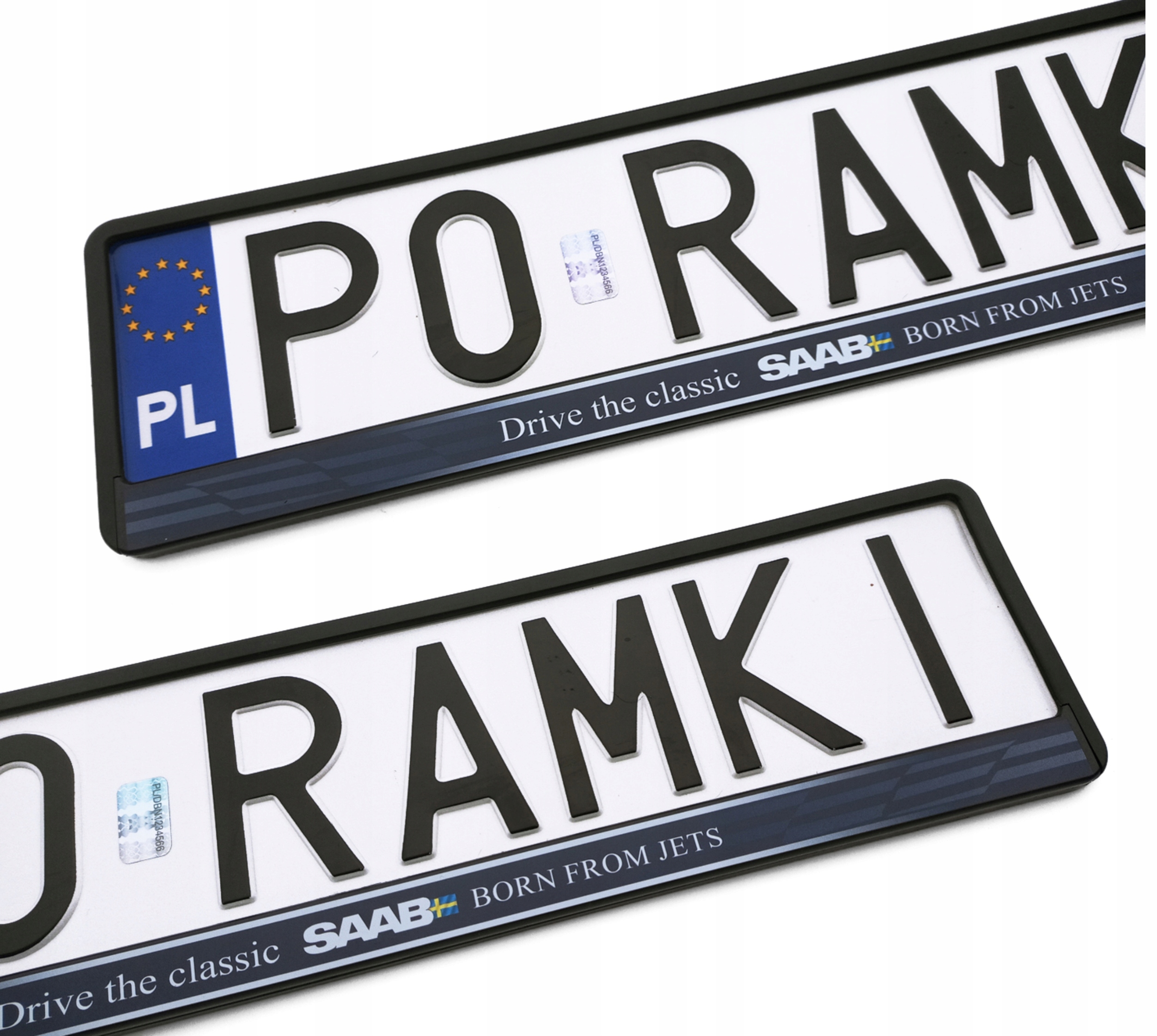 Saab Classic 90 95 99 900 9-3 9-5 9000 Ng ramka do tablicy rejestracyjnej