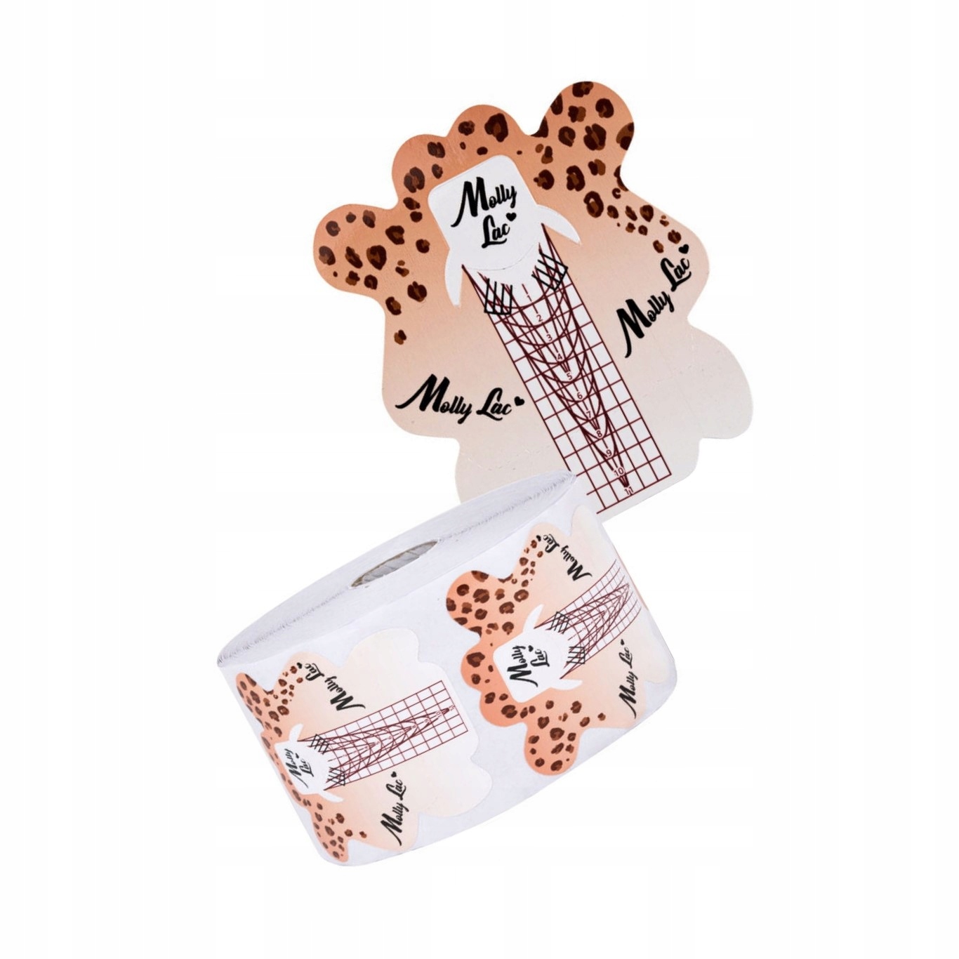 Molly Lac SZABLONY formy 50 paznokcie panterka