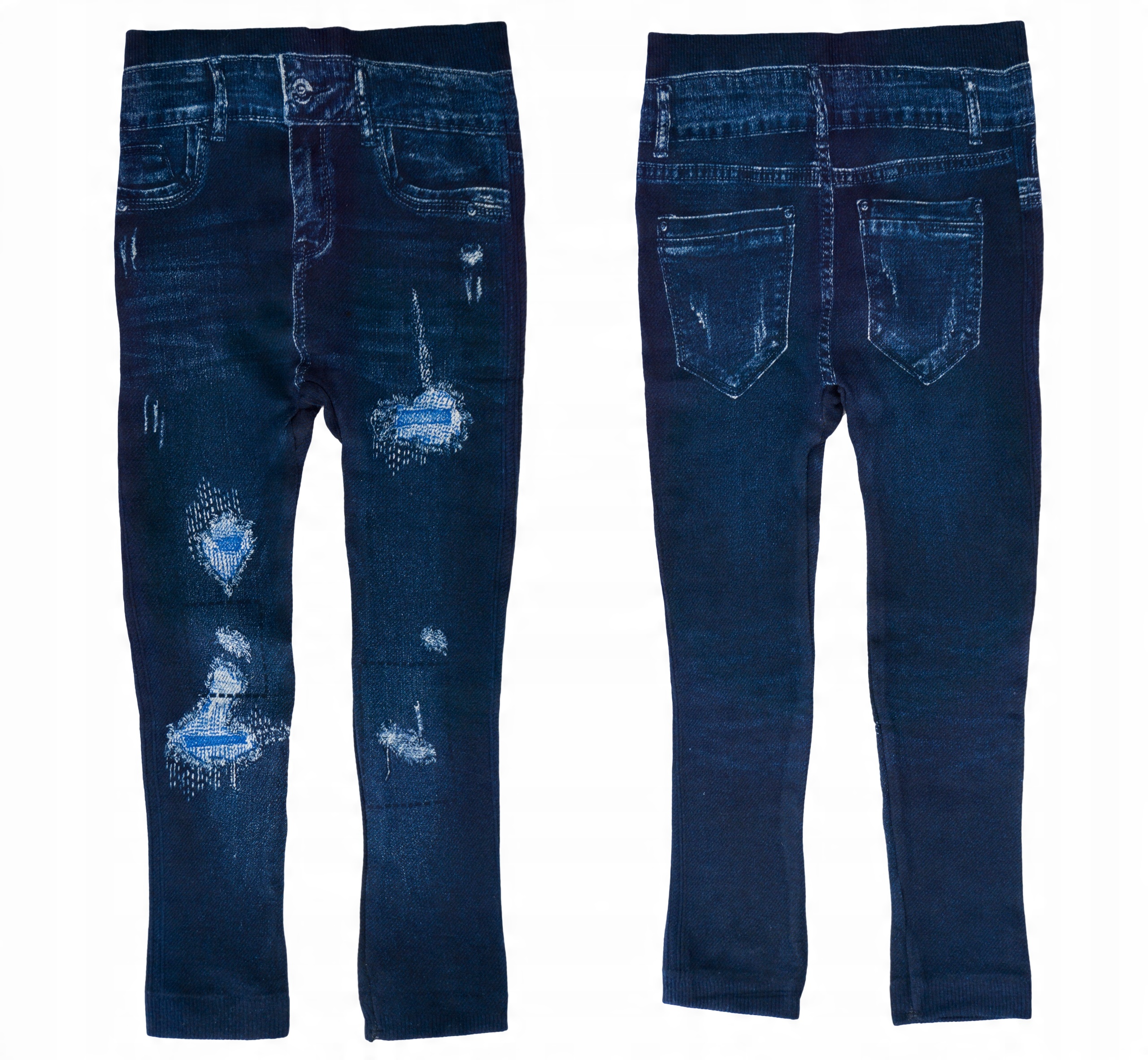

KR064 Getry legginsy a la jeans rozmiar 140/146