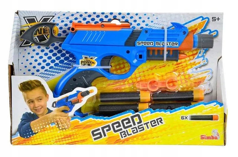 SIMBA X-POWER SPEED BLASTER PISTOLET NA STRZAŁKI+5 Rodzaj pistolety