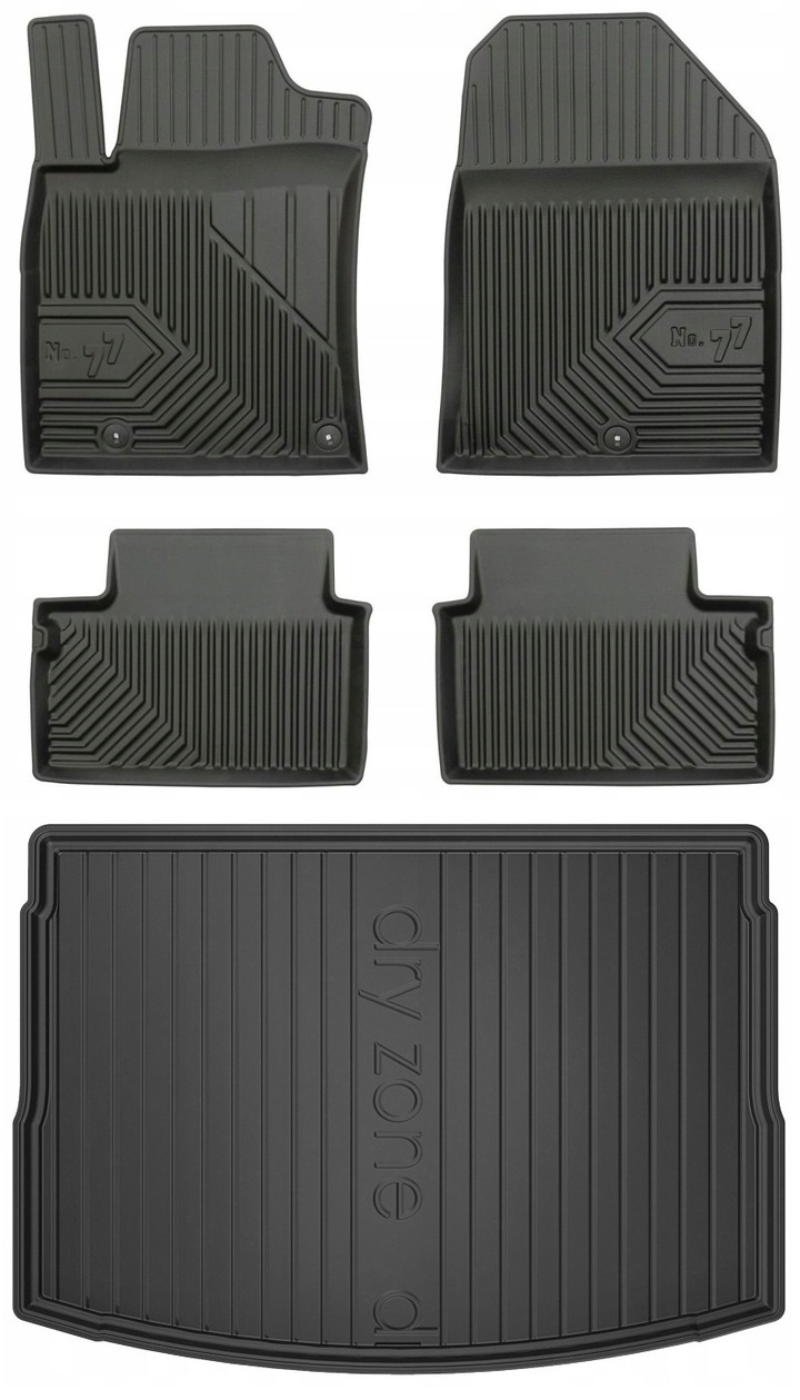 Set 77 Koberce a rohože Hyundai i30 3 Hatchback od 2017 g.