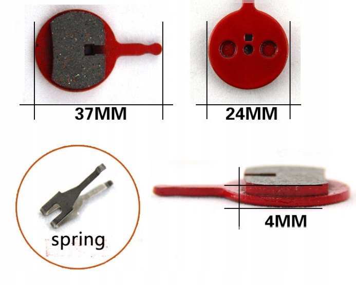 KLOCKI HAMULCOWE BREMO AVID BB5 PROMAX DSK 310 715 720 BP-38 OH-DS38 Marka Bremo