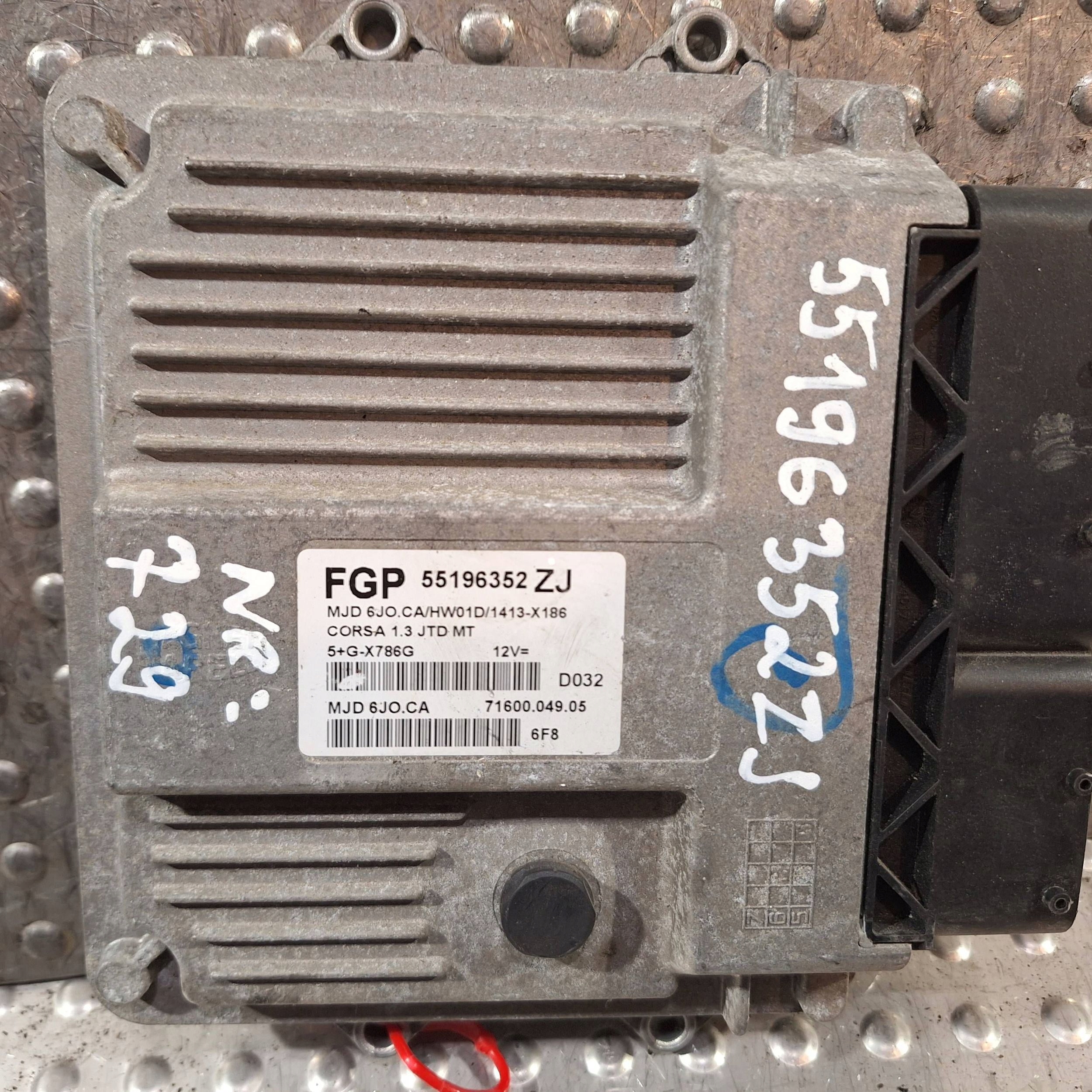 computer 55196352ZJ 7160004905 MJD6JO.CA OPEL CORSA C 1.3 CDTI