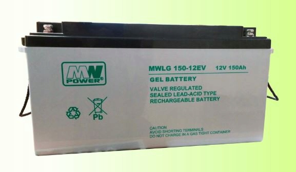 Mwlg 150-12EV: Mwlg 150-12EV: akumulátor Mwlg 150-12EV (12V-150Ah, Gel-pvc)