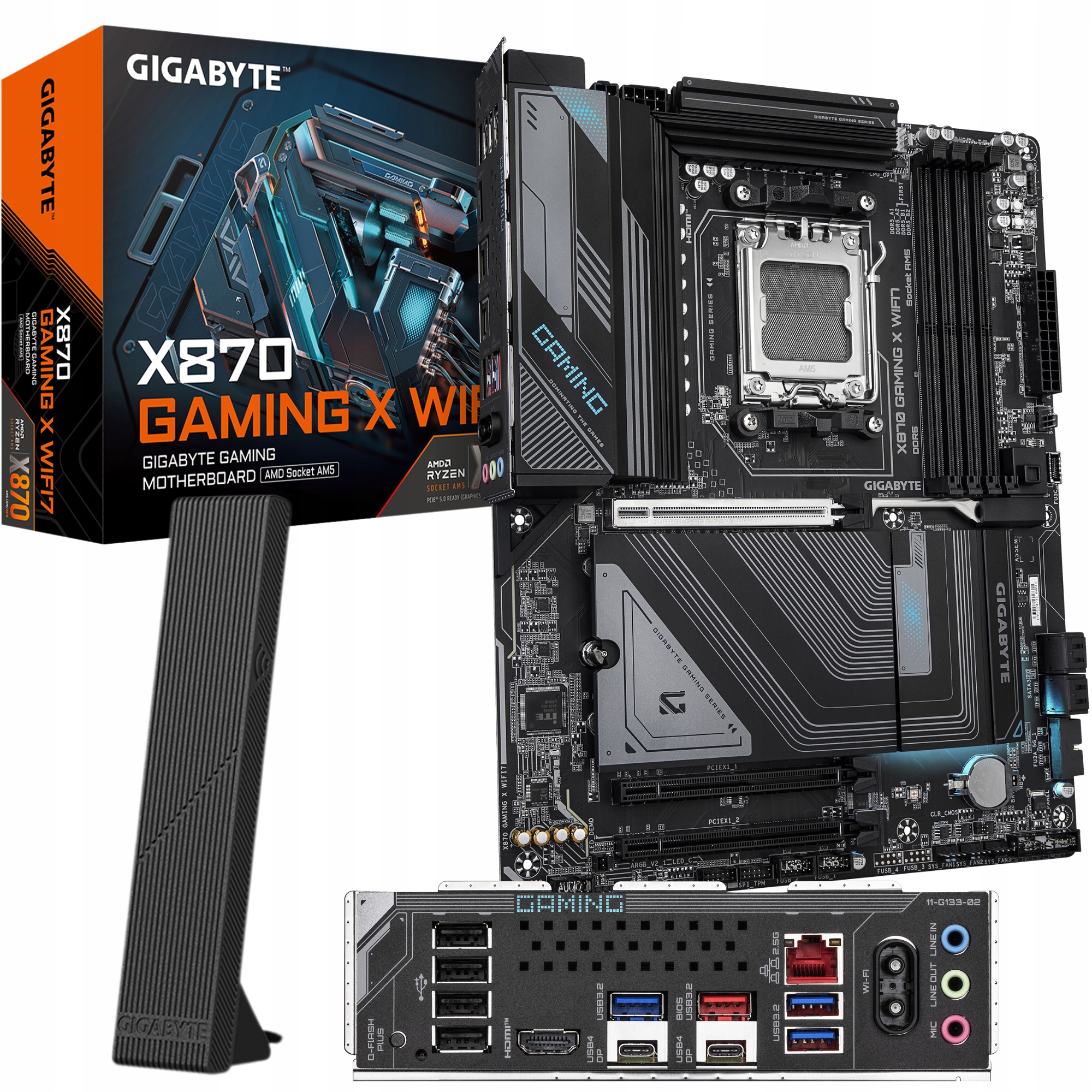 Płyta główna AM5 Atx Gigabyte X870 Gaming X WIFI7 pod Amd Ryzen 4x DDR5