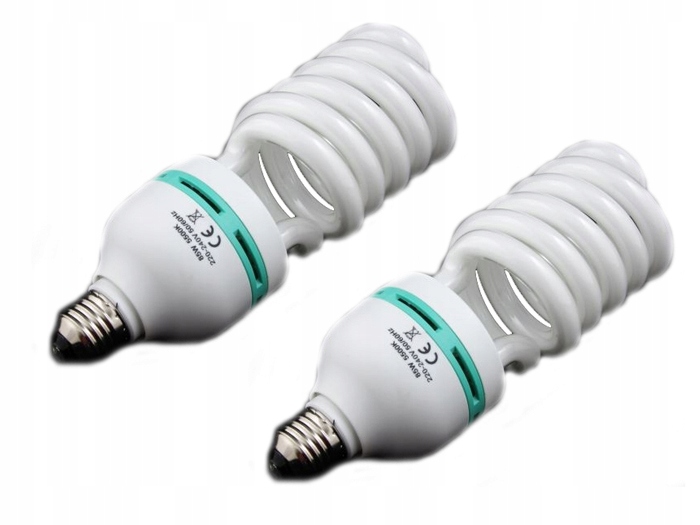 ŚWIATŁO CIĄGŁE 2x ŻARÓWKA LAMPA E27 85W = 400W / 800W