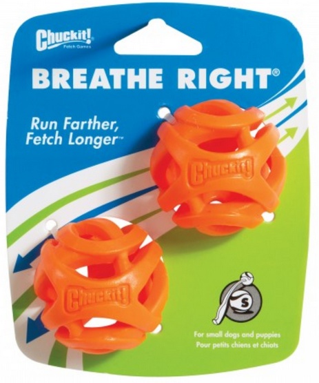 Míček Pro Psy Prodyšný Breathe Right Ball Small Dvojbalení Chuckit 2KS