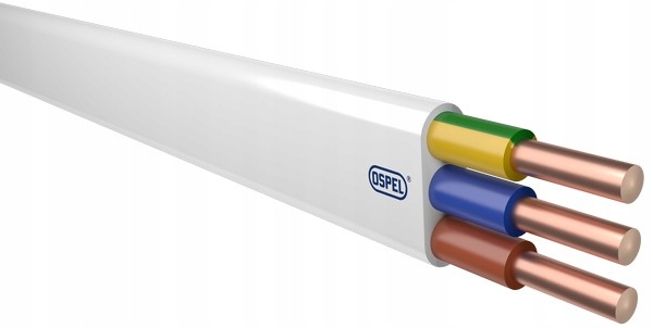 Plochý kábel YDYp 3x2,5 žo 450/750V 100mb